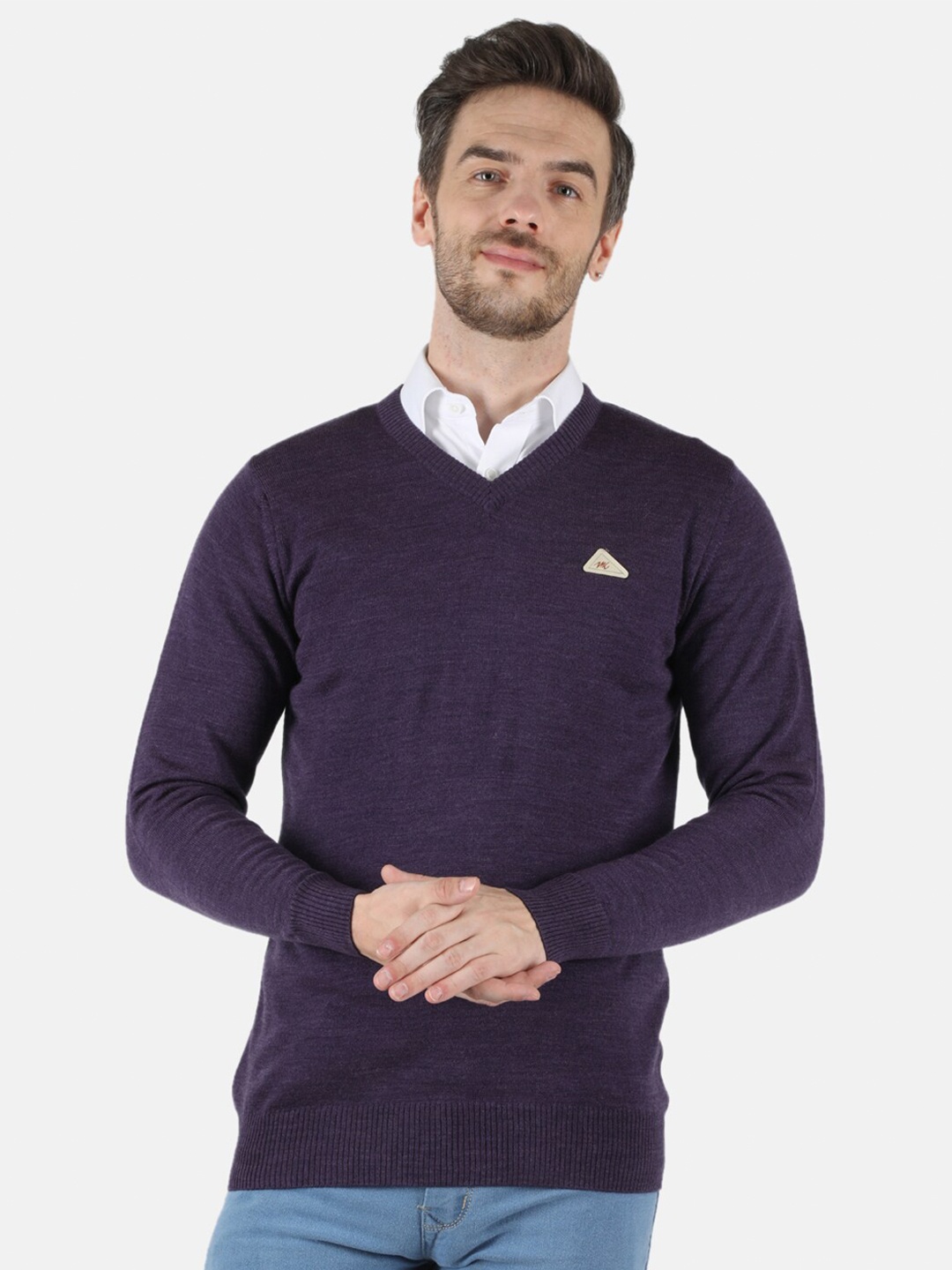 

Monte Carlo Men Purple Pullover