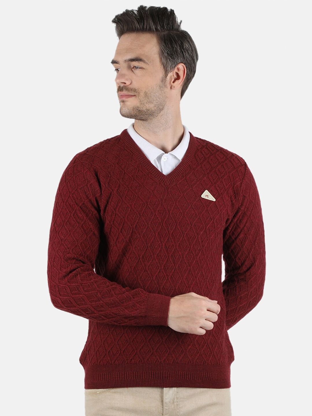 

Monte Carlo Men Maroon Pullover