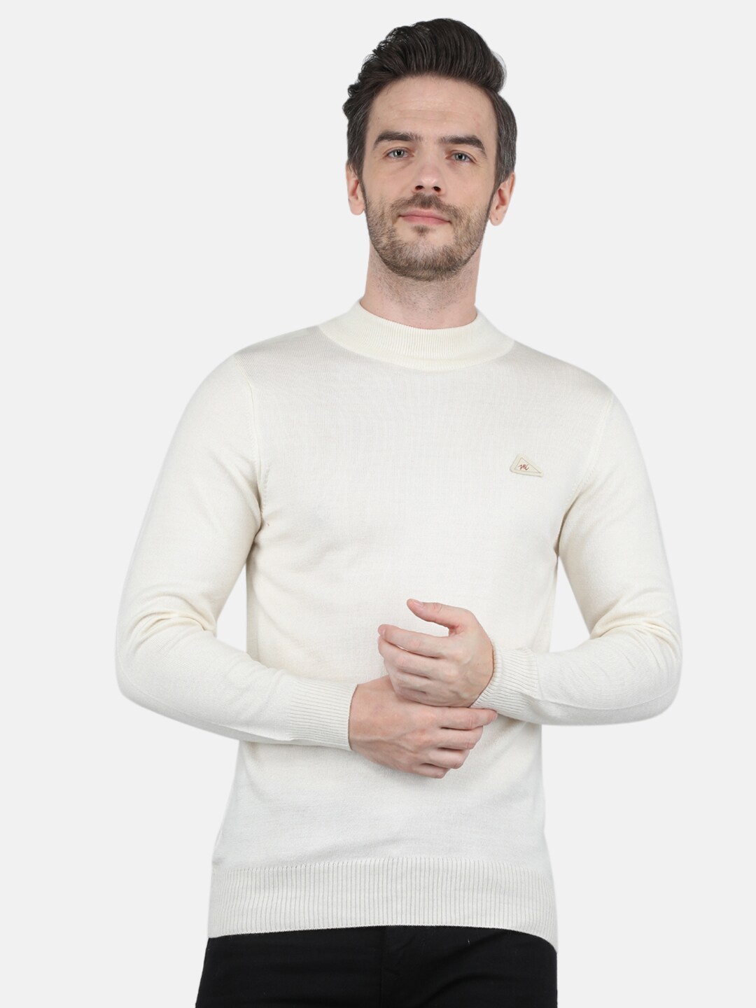 

Monte Carlo Men Off White Wool Pullover