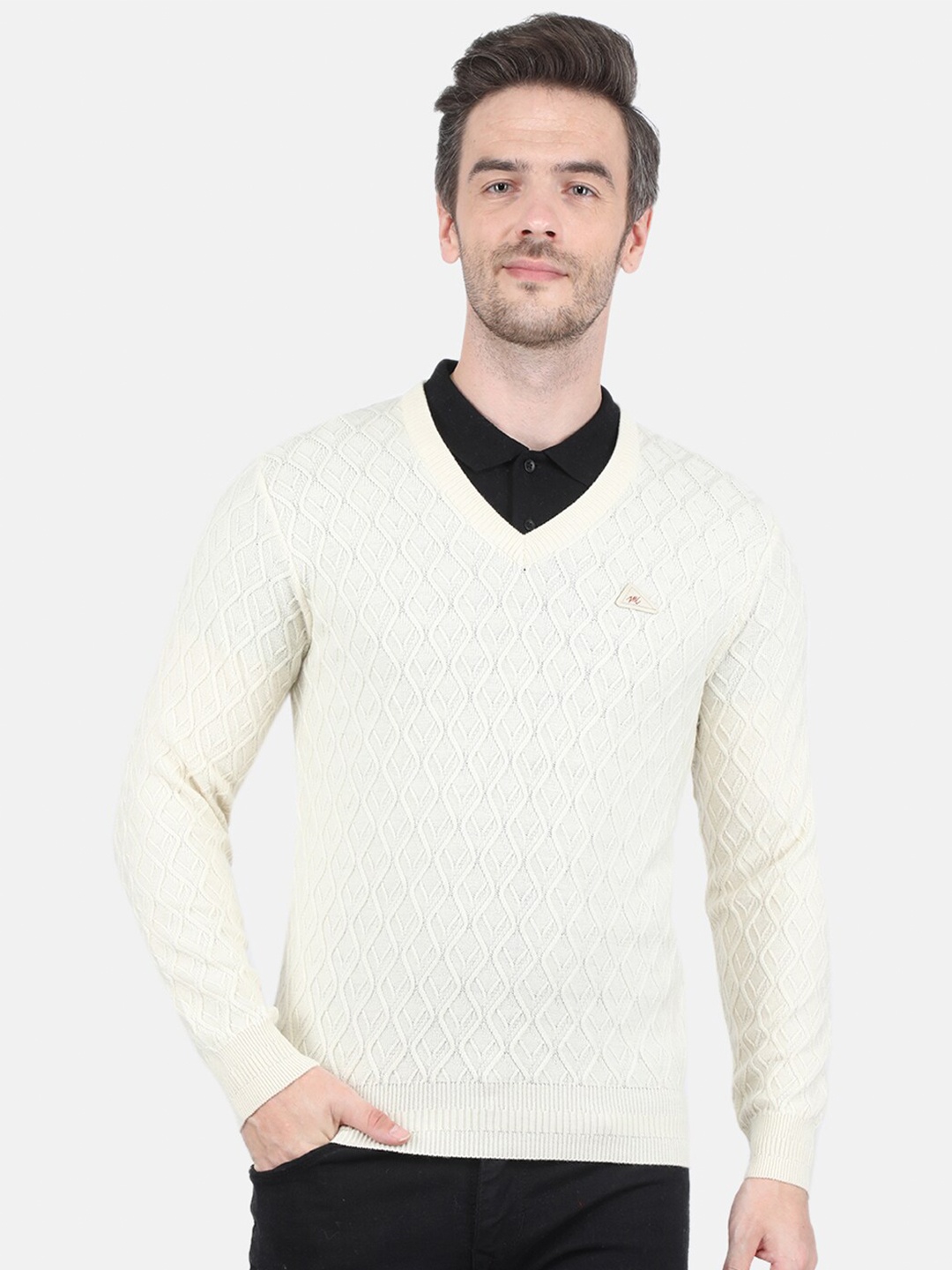 

Monte Carlo Men Off White Wool Pullover