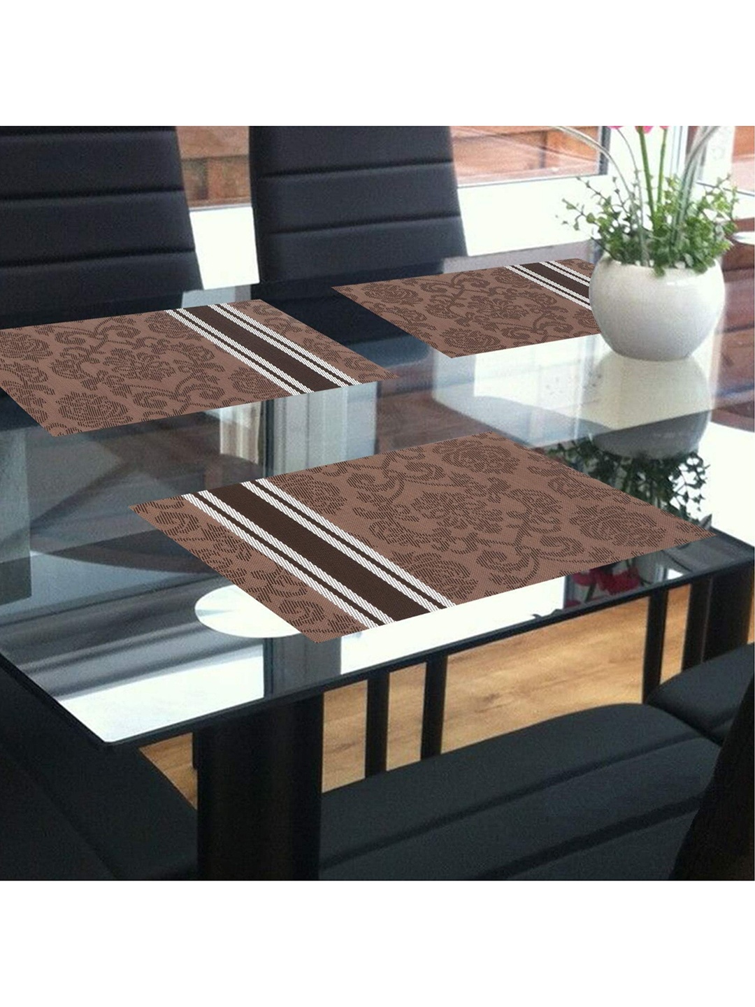 

Royalkart Adults Brown Set of 6 Table Placemats