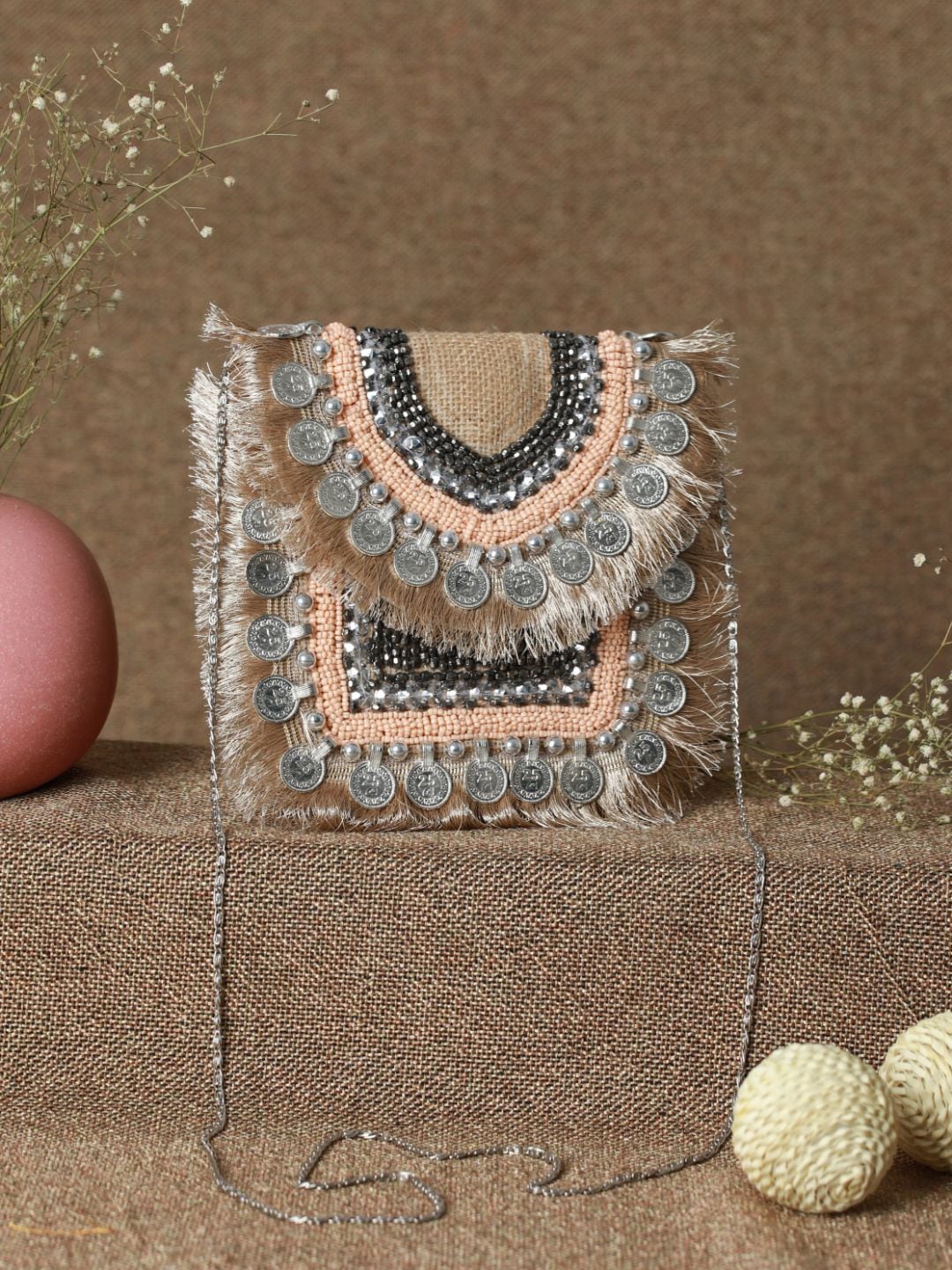 

Priyaasi Brown Oversized Swagger Handheld Bag