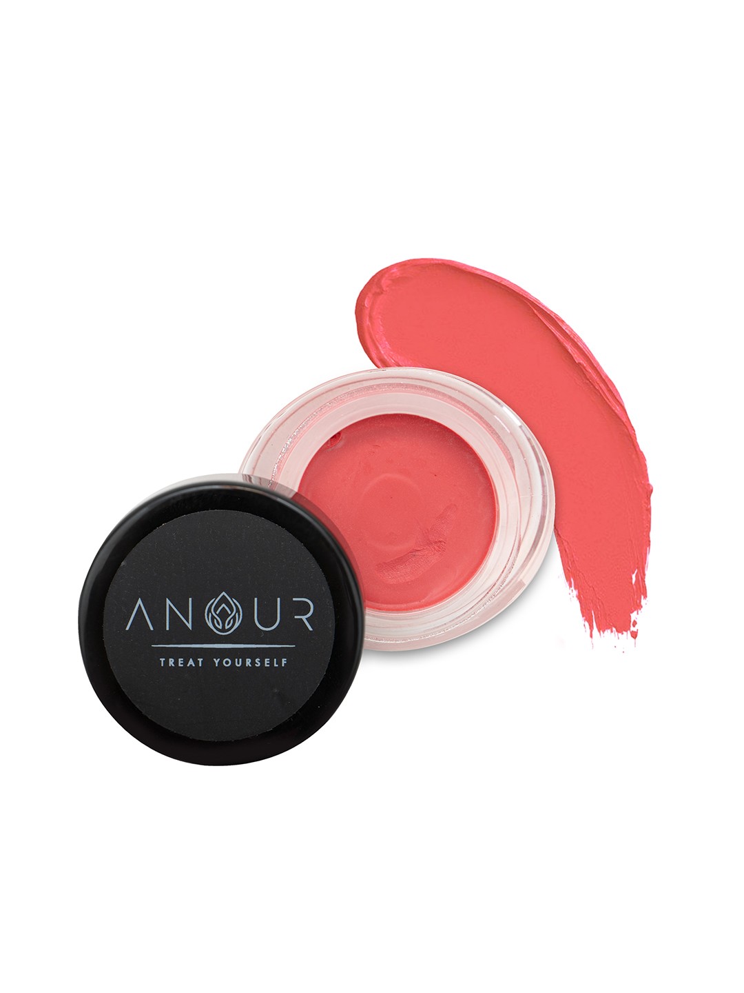 

ANOUR Raspberry Lip & Cheek Tint with Shea Butter & Almond Oil - 15g, Pink