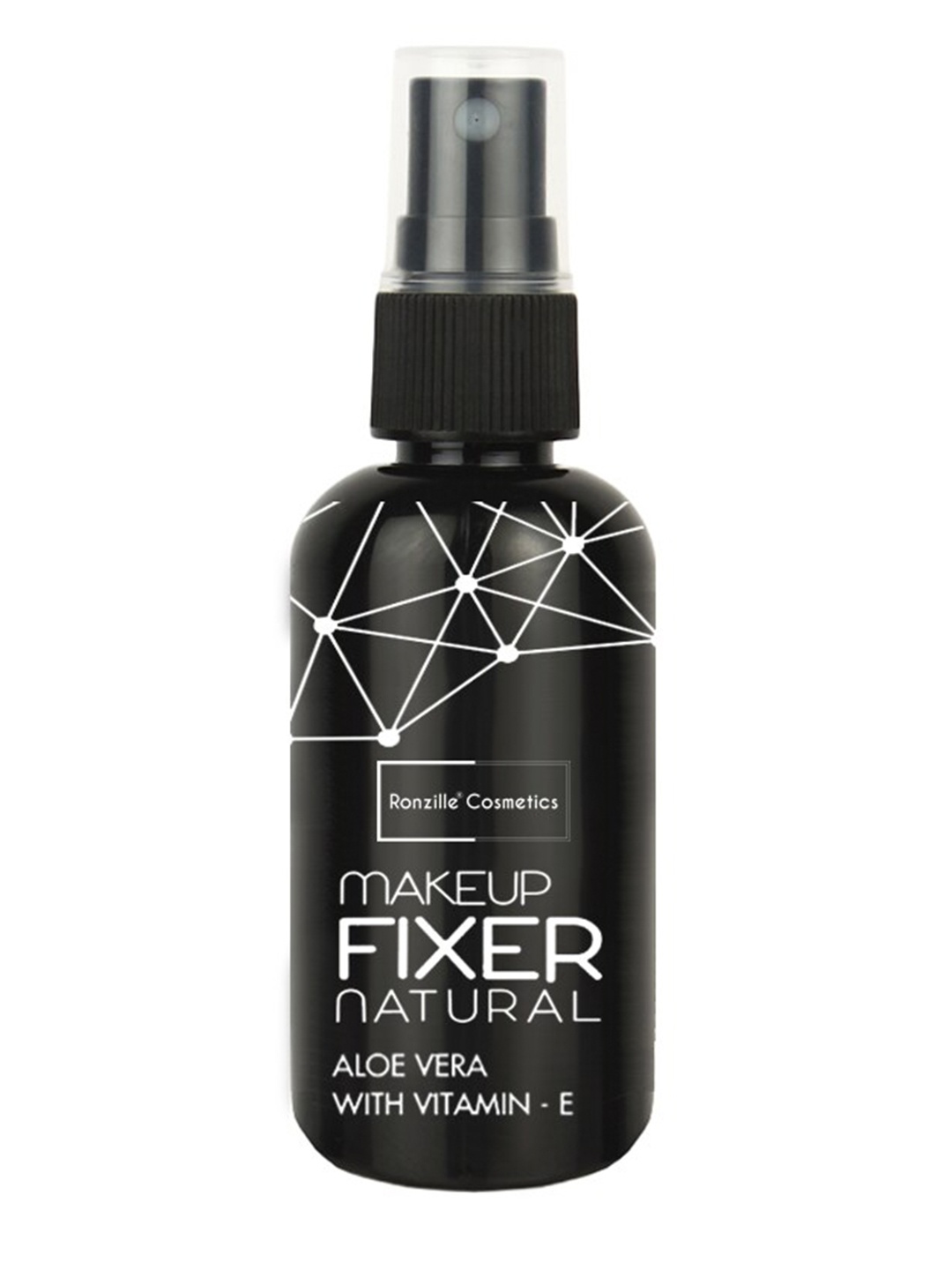 

Ronzille Long lasting Makeup Fixer with Vitamin E and Aloevera - 60 ml, Black