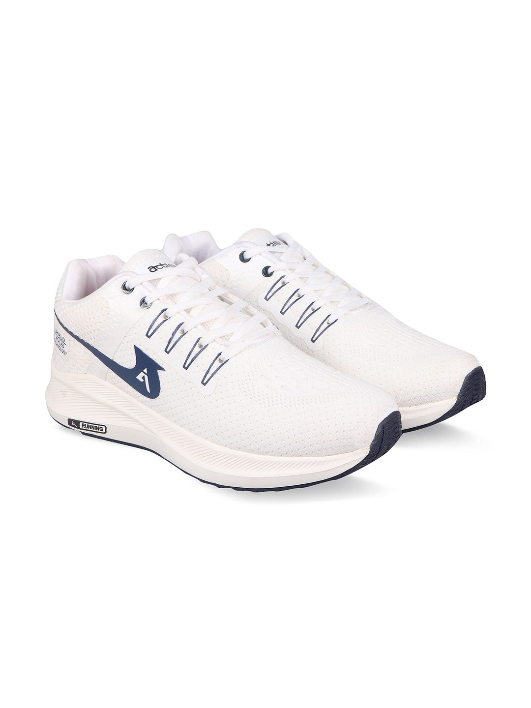 

Action Men White Mesh Running Shoes