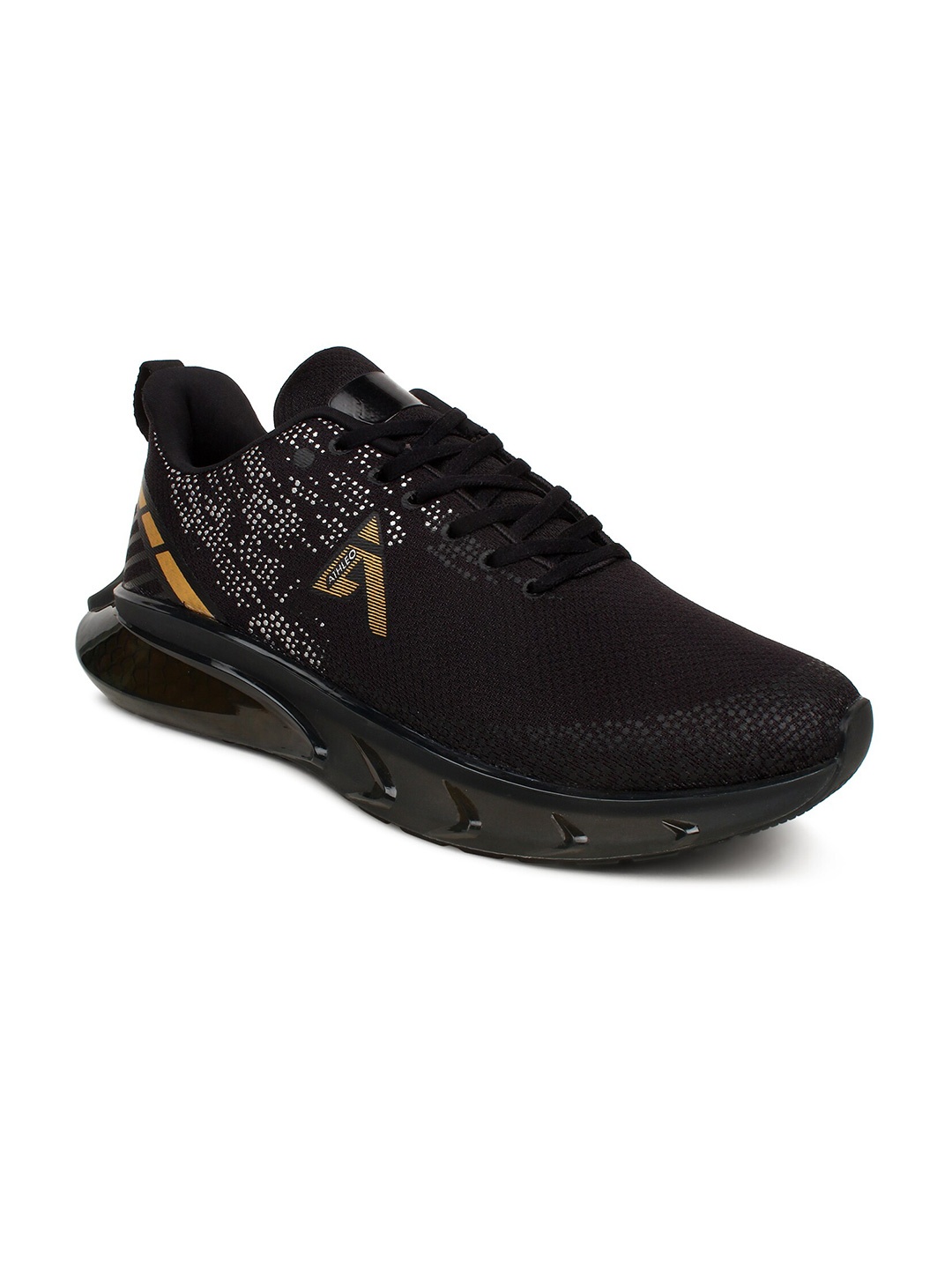 

Action Men Black Mesh Running Shoes