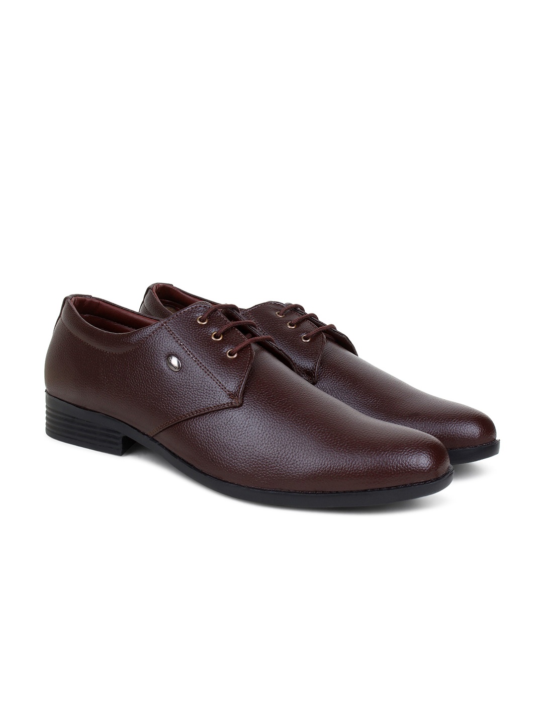 

Action Men Brown Solid Formal Derby Shoes