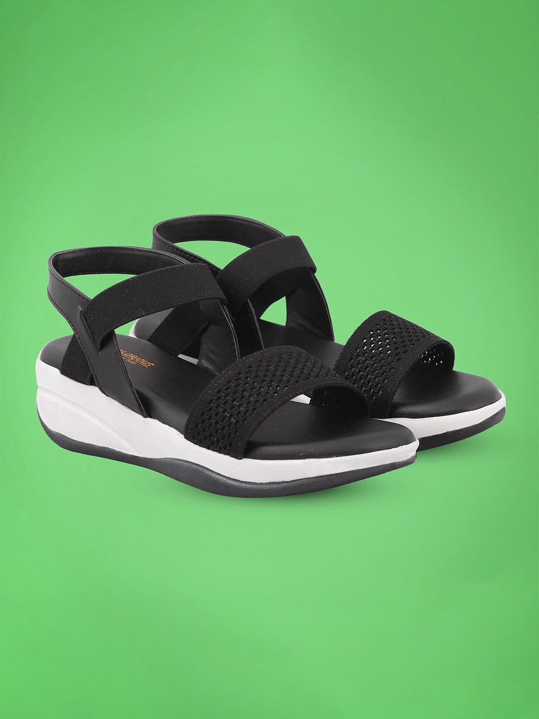 

madam glorious Women Black comfortable Slip On sandals