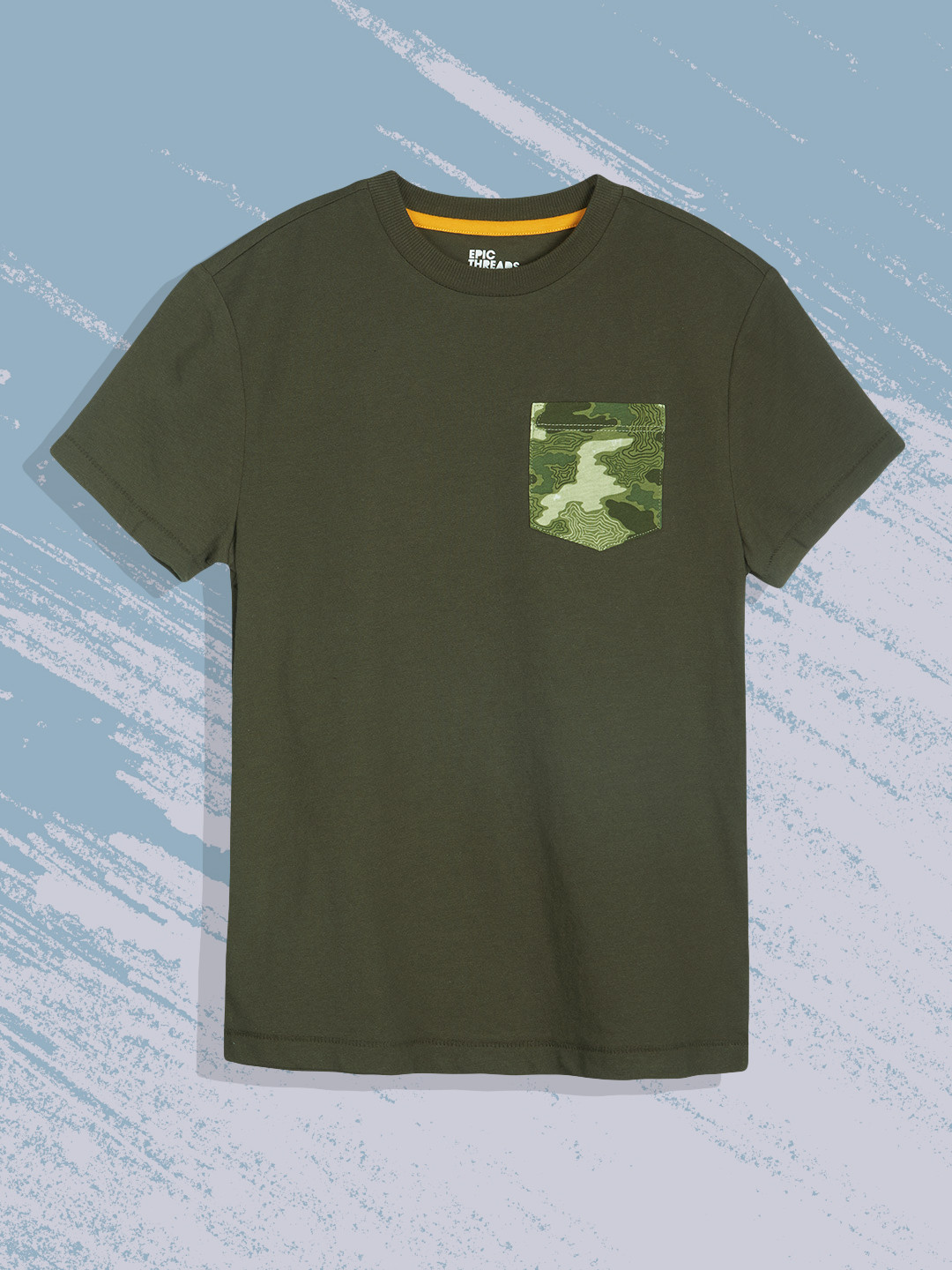 

Macy's Epic Threads Boys Green Solid T-shirt