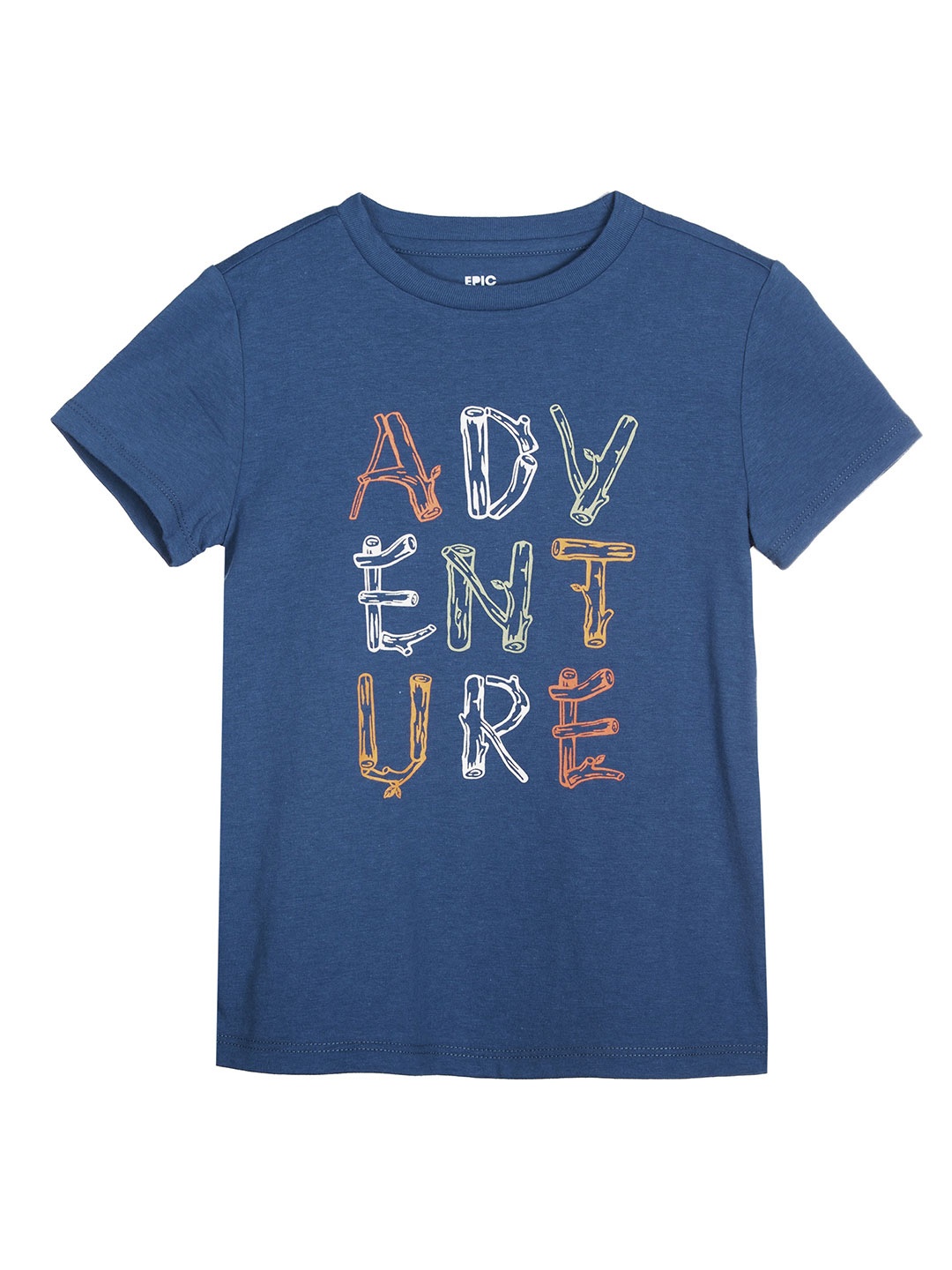 

Macy's Epic Threads Boys Blue & White Typography Printed T-shirt