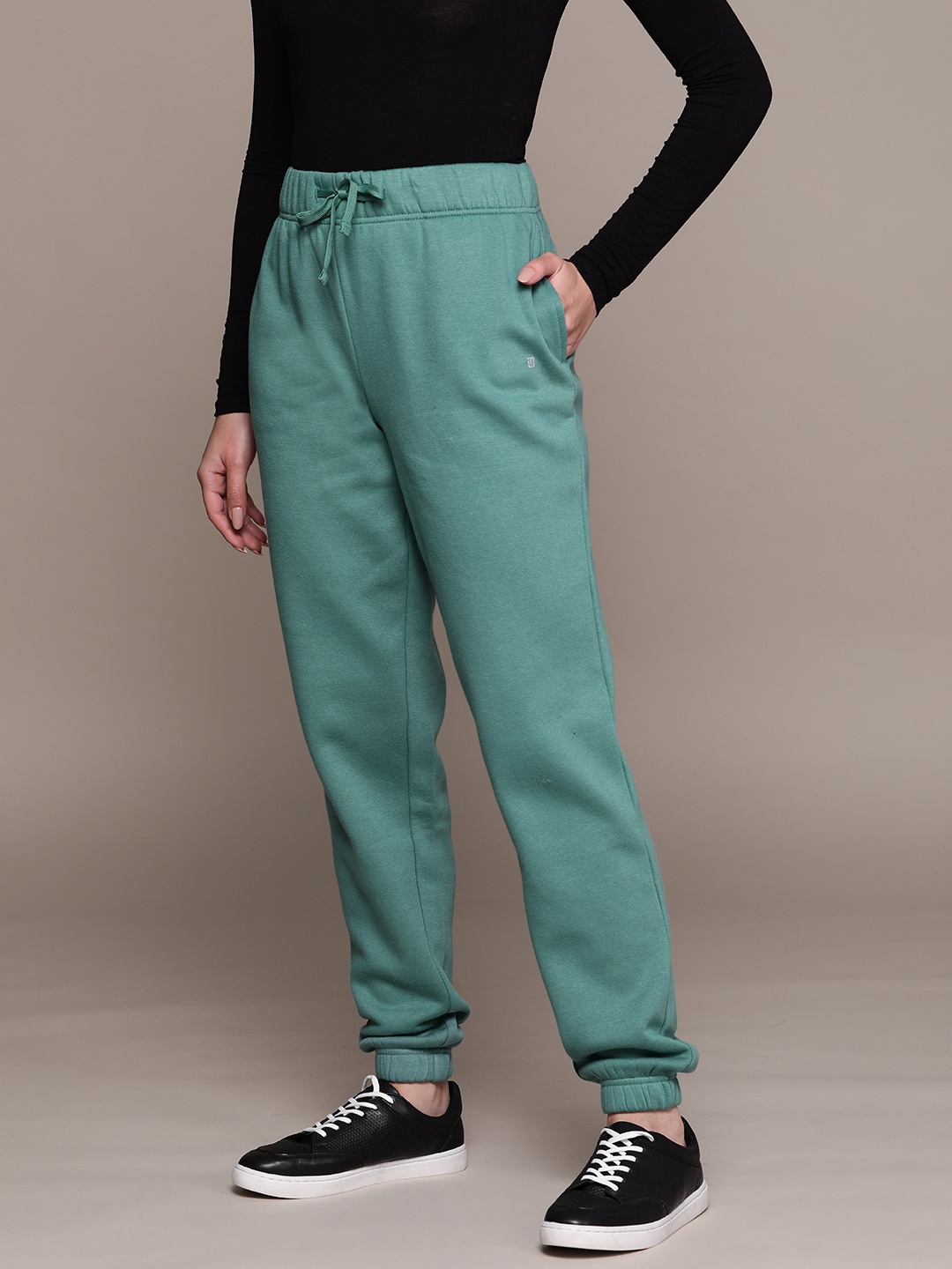 

Macy's Ideology Women Fleece Solid Joggers, Green