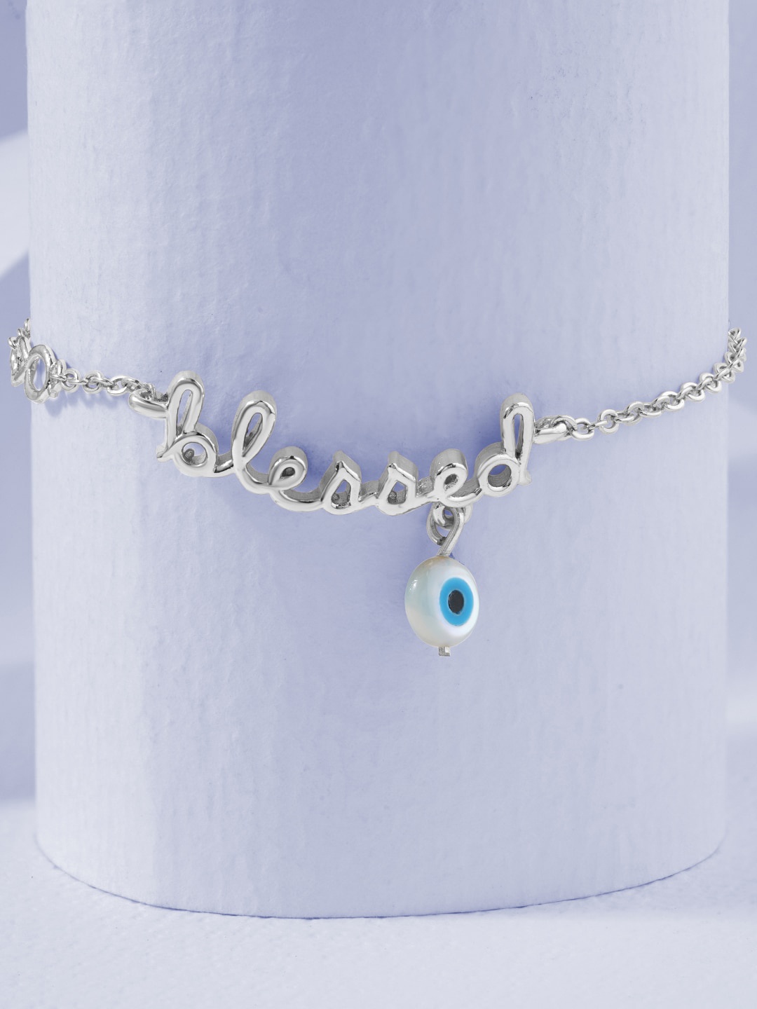 

MINUTIAE Women Silver Charm Bracelet
