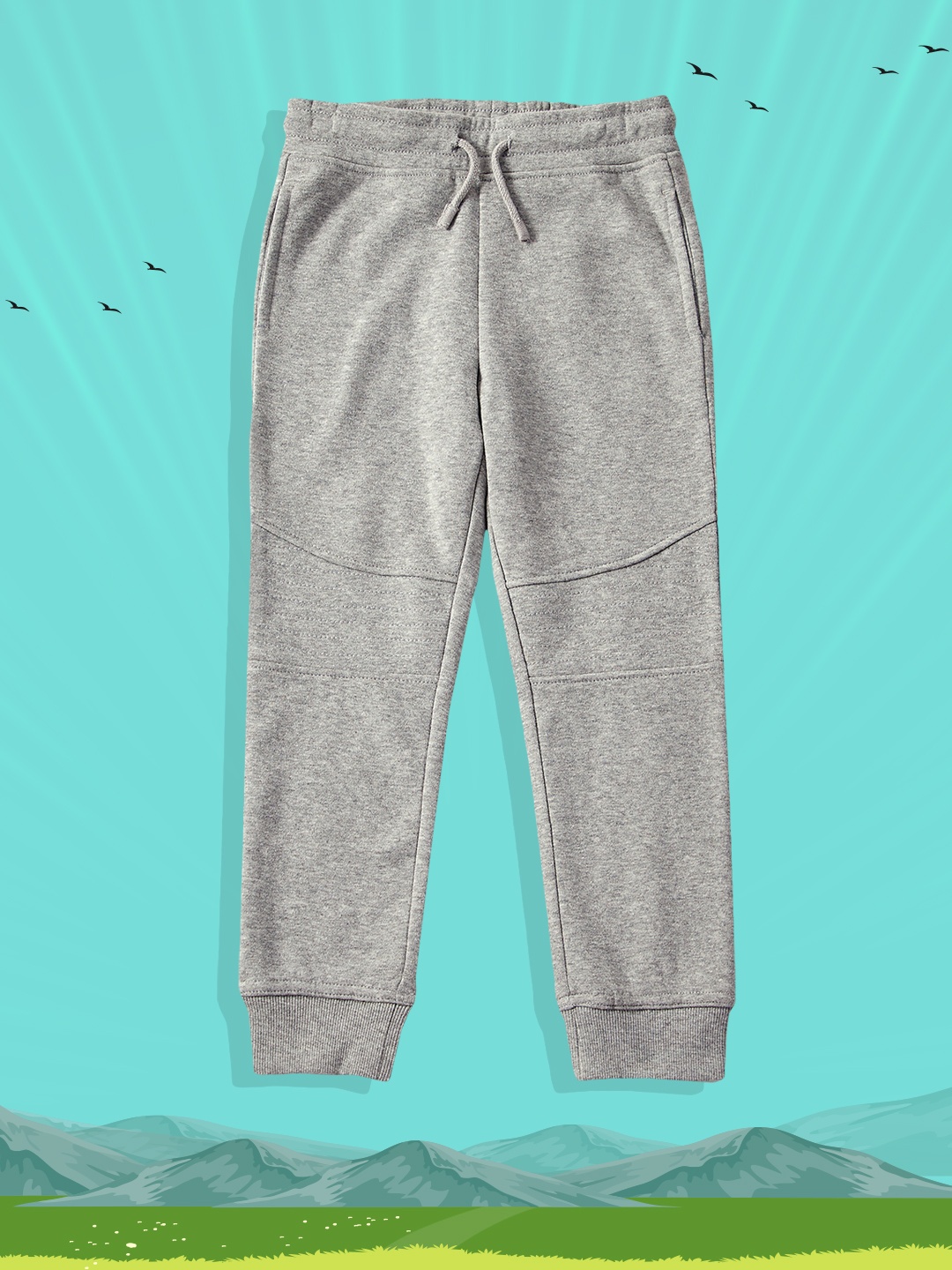 

Macy's Epic Threads Boys Grey Melange Solid Joggers