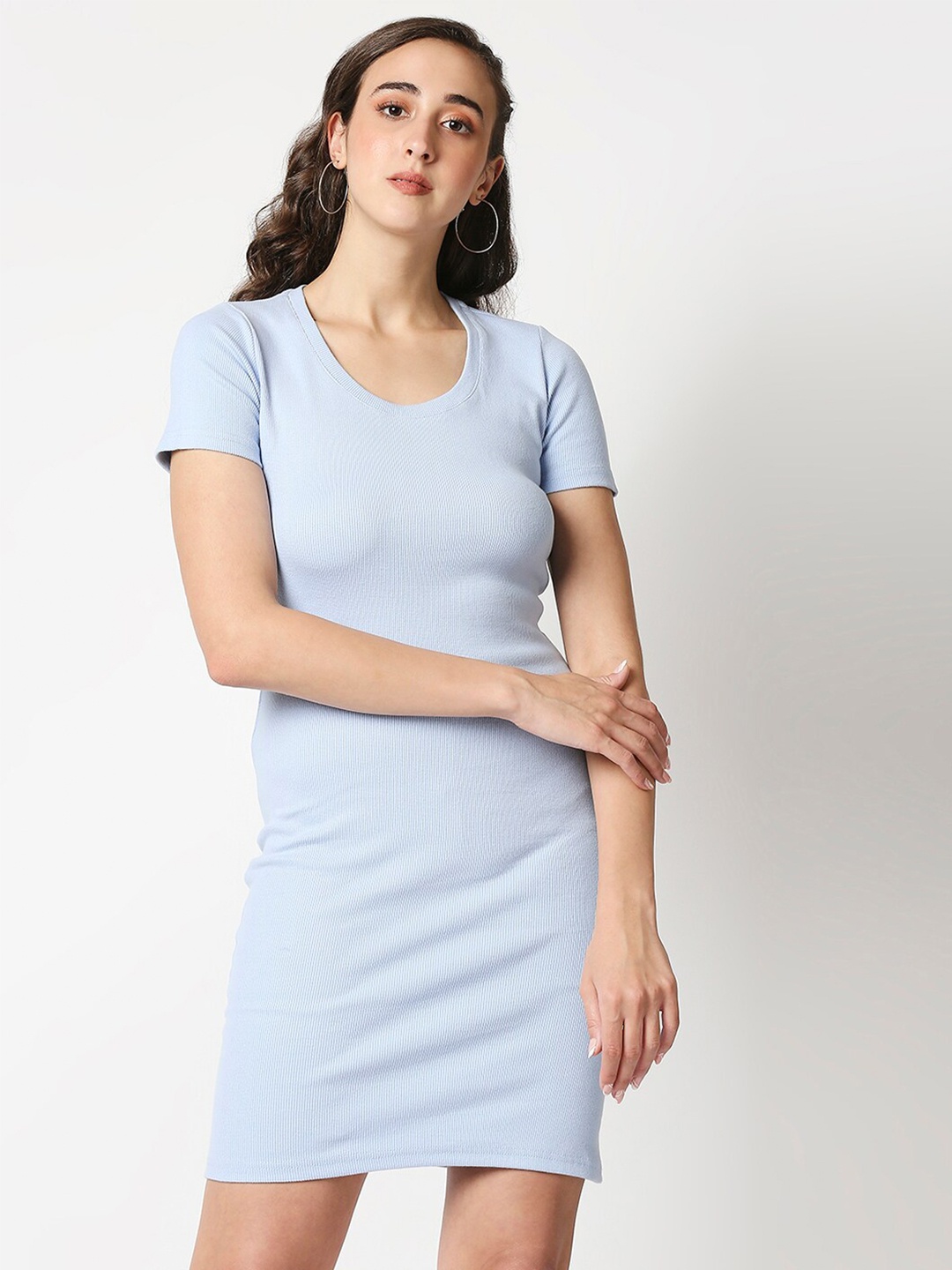 

Manaca Blue Sheath Dress