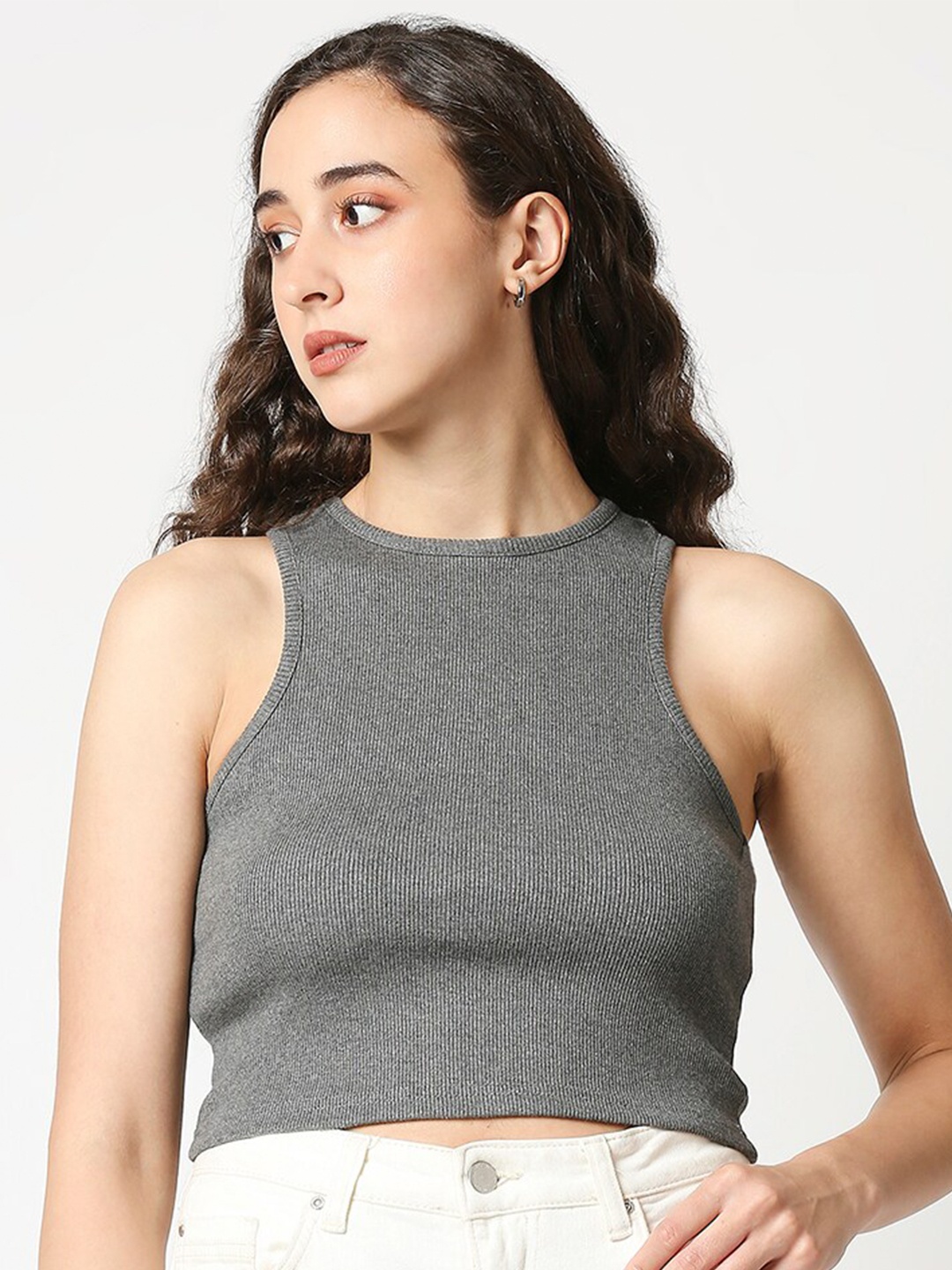 

Manaca Grey Crop Top