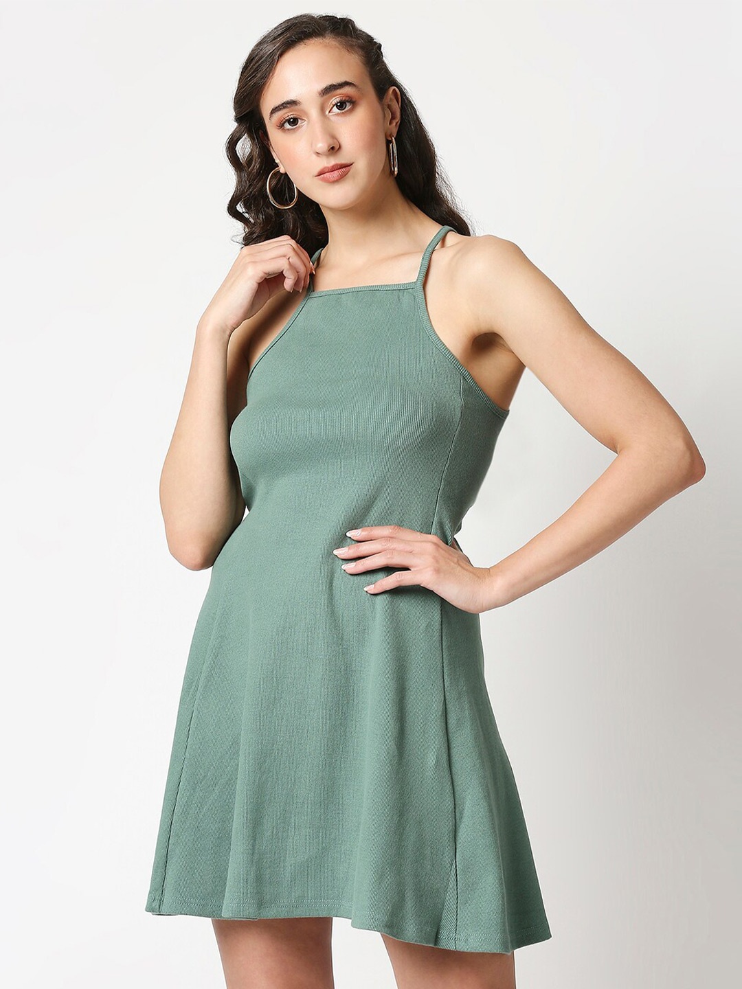 

Manaca Green Organic Cotton A-Line Dress