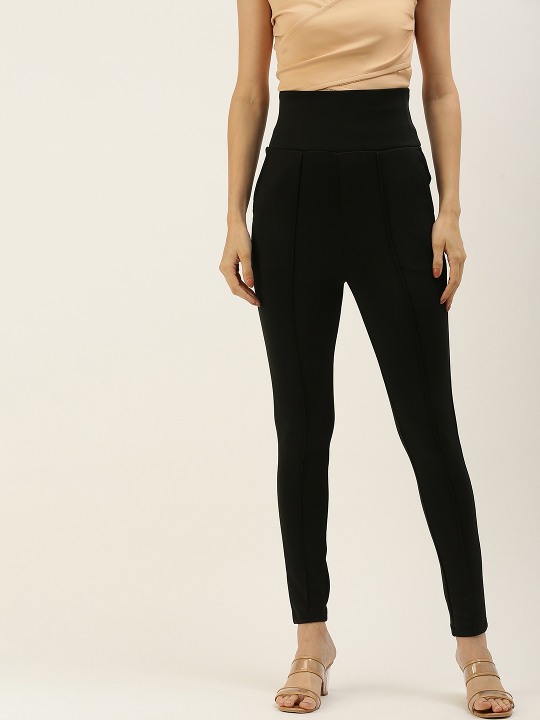 

FOREVER 21 Women Black Trousers