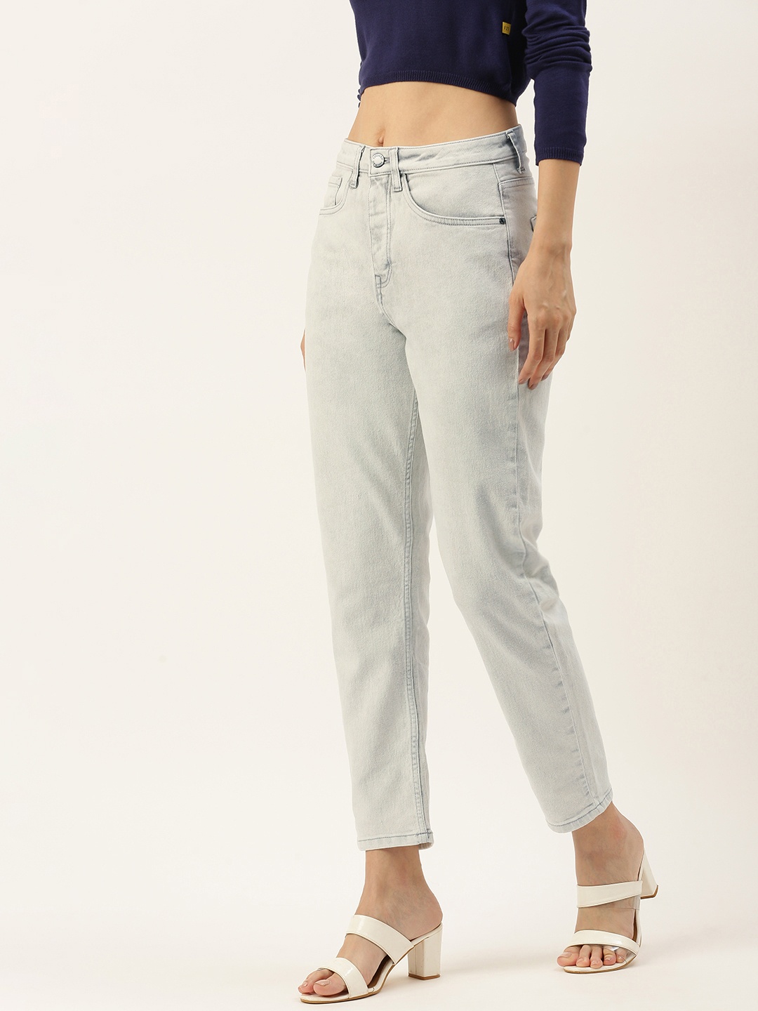 

FOREVER 21 Women Grey Stretchable Jeans