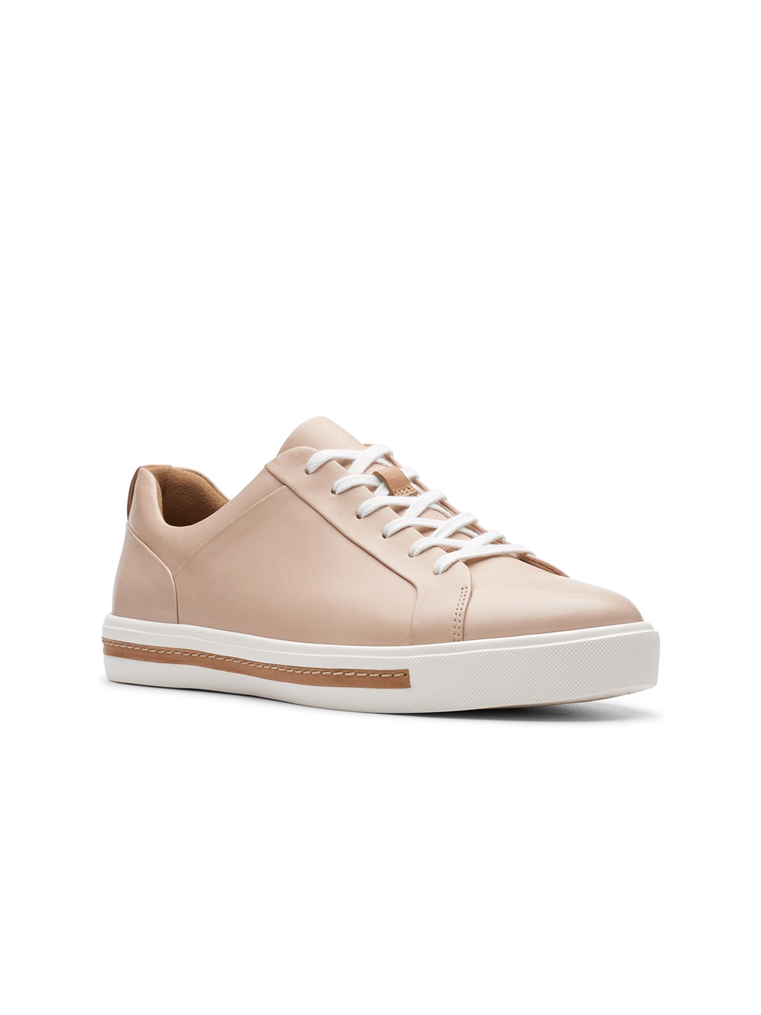 

Clarks Women Pink Leather Sneakers