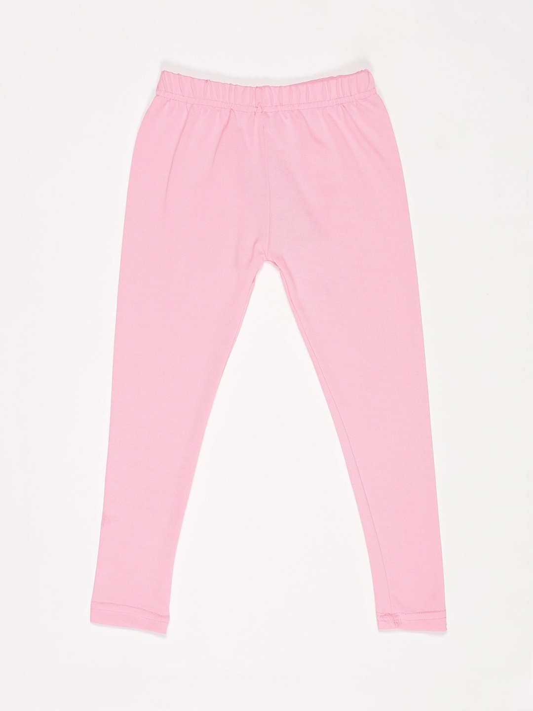 

V2 Value & Variety Girls Pink Solid Cotton Leggings