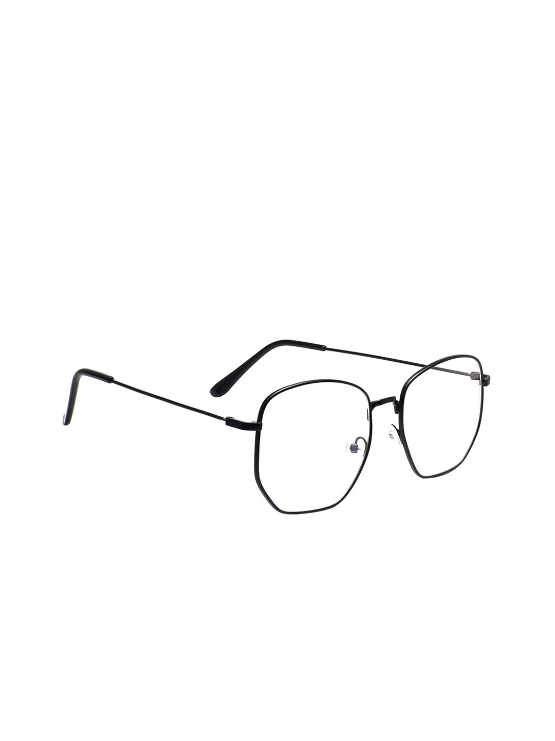 

Peter Jones Eyewear Unisex Black Full Rim Square Frames