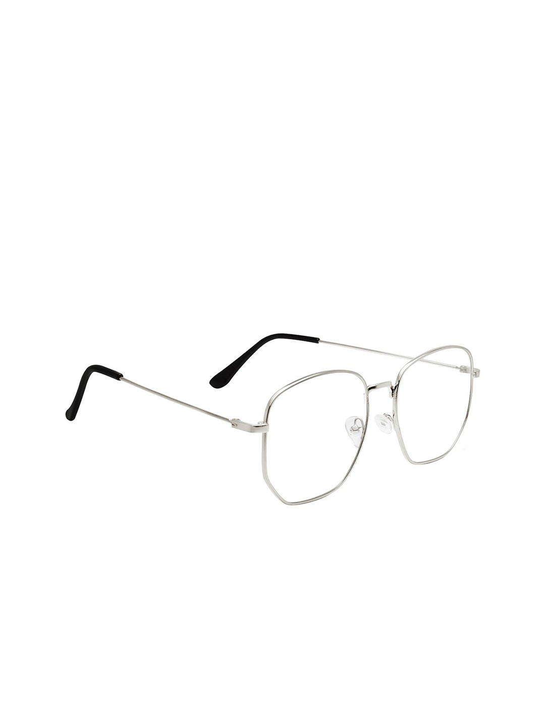 

Peter Jones Eyewear Unisex Silver-Toned Full Rim Square Frames