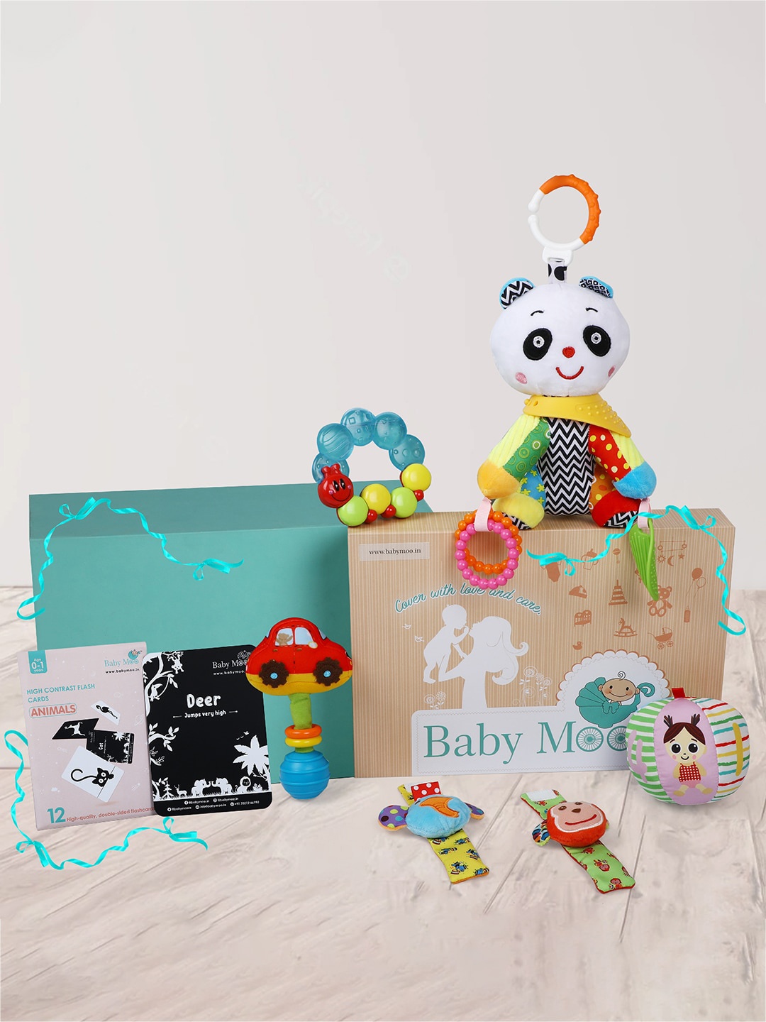 

Baby Moo Set of 8 Kids Play-Kit Gift Hamper, Multi
