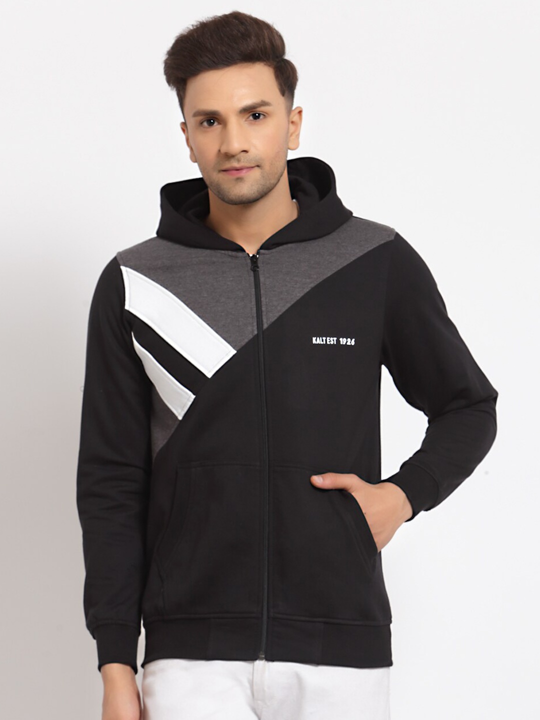 

Kalt Men Black Sweatshirt