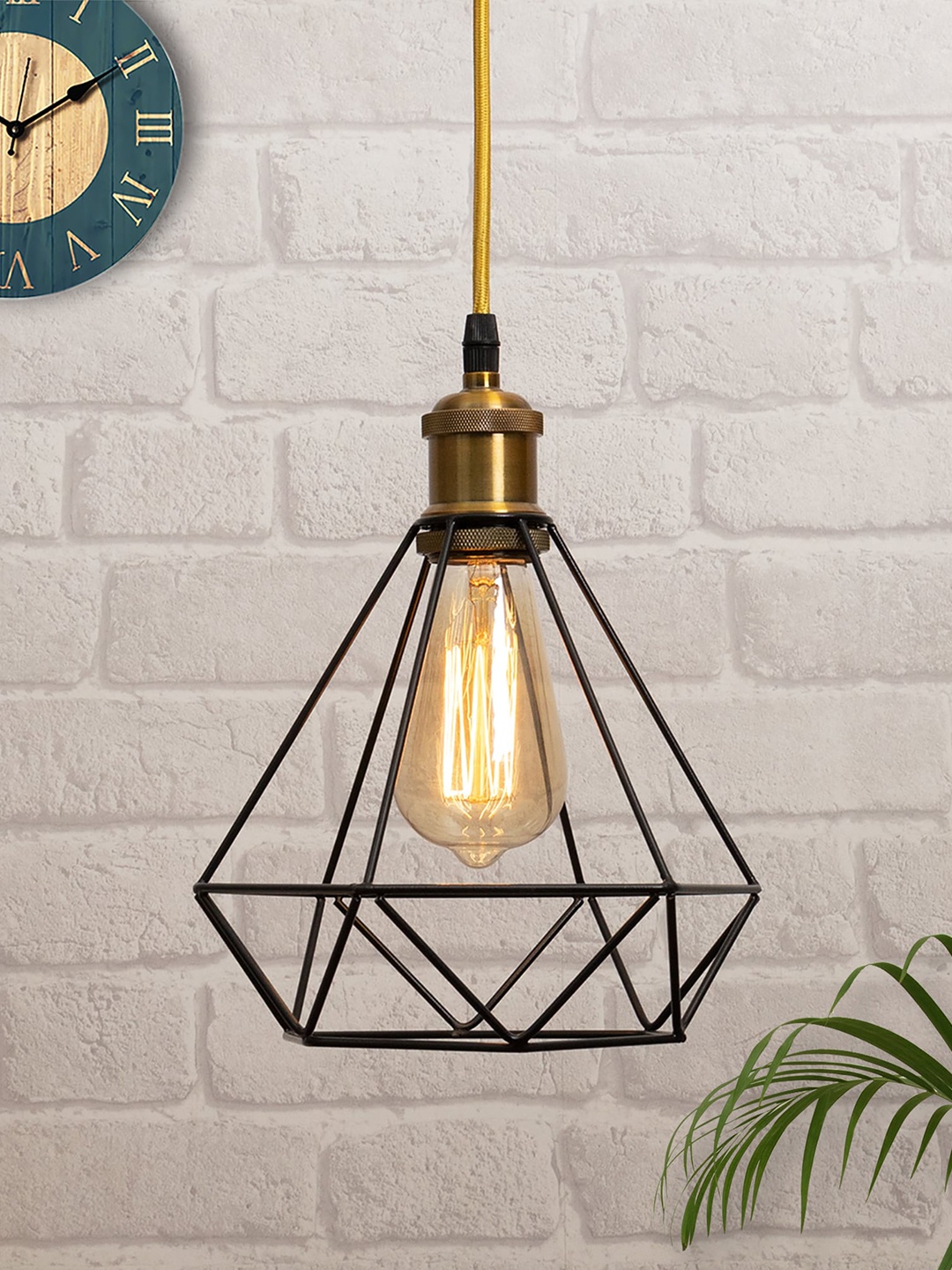 

Homesake Black Textured Ceiling Lamps