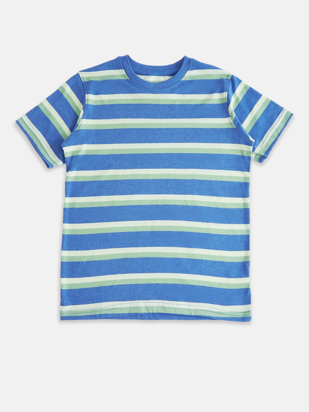 

Pantaloons Junior Boys Blue Striped T-shirt