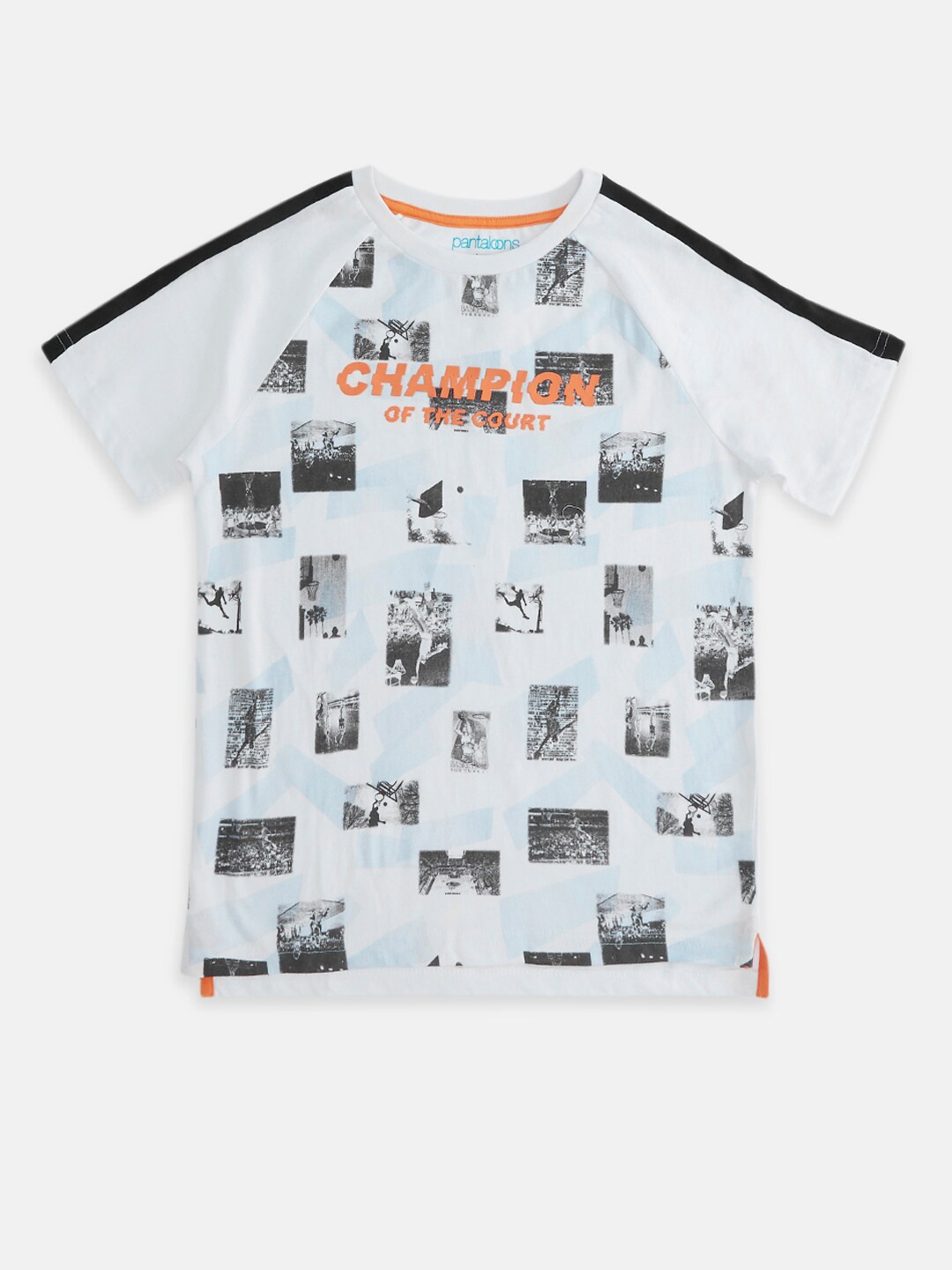 

Pantaloons Junior Boys Grey Printed T-shirt