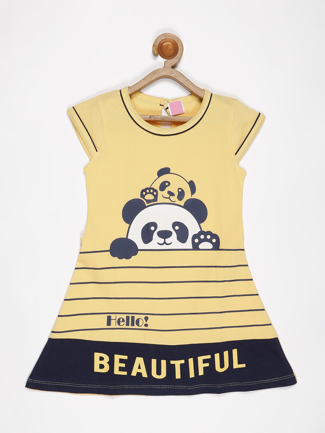 

V2 Value & Variety Yellow A-Line Dress