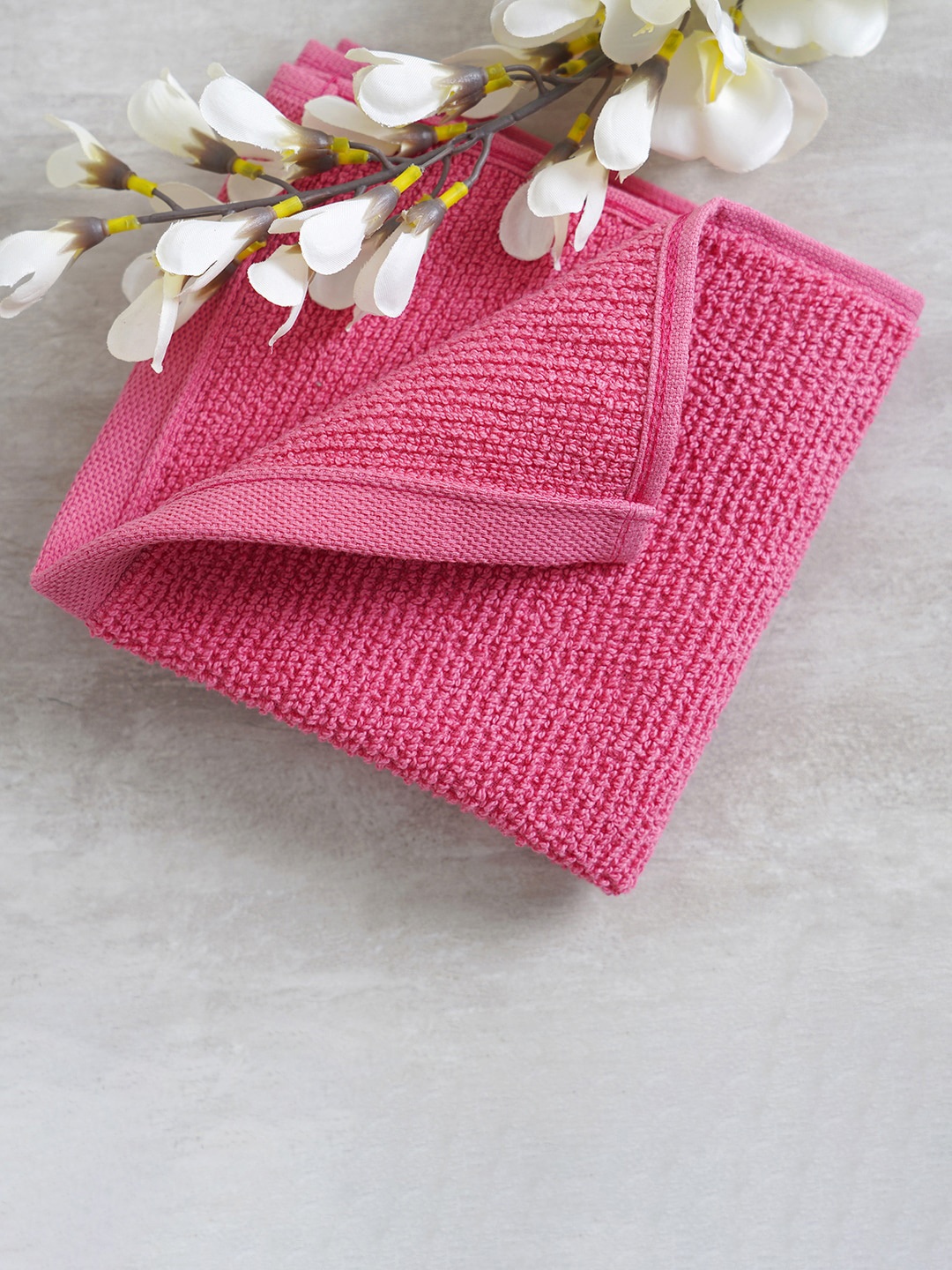 

Pure Home and Living Set Of 8 Pure Combed Cotton 600 GSM Towel Set, Pink