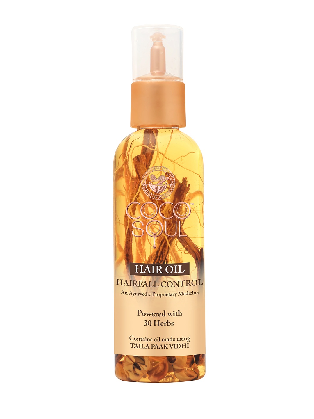 

Coco Soul Ayurvedic Hair Fall Control Hair Oil 95ml, White