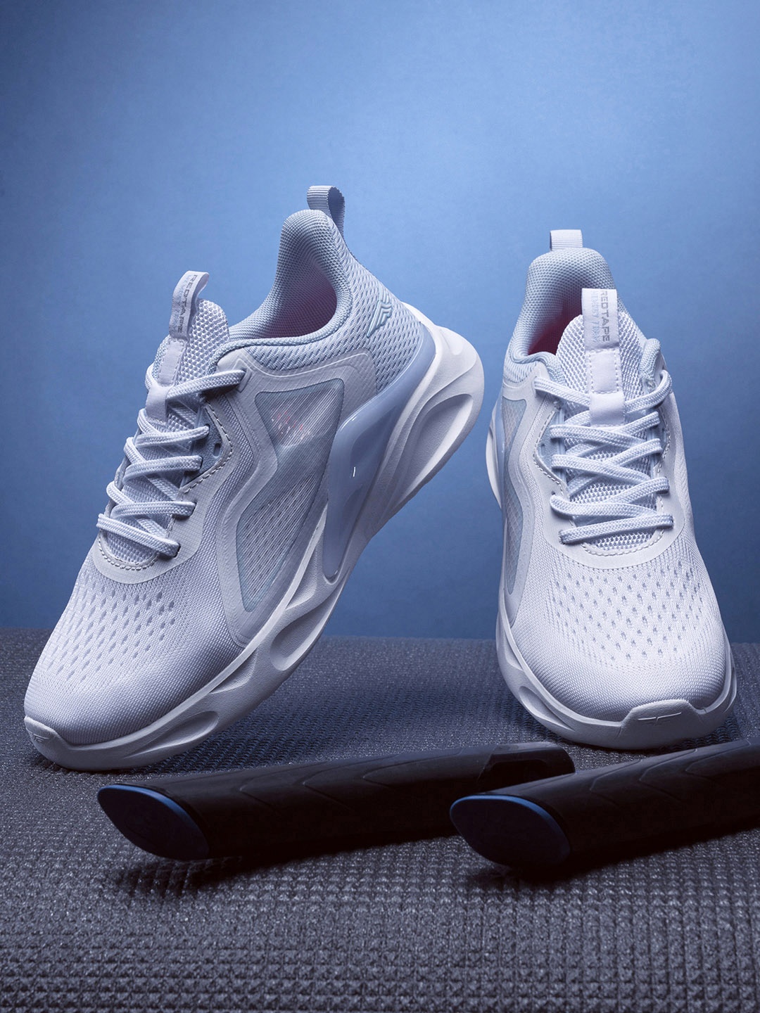 

Red Tape Women White Mesh Walking Shoes
