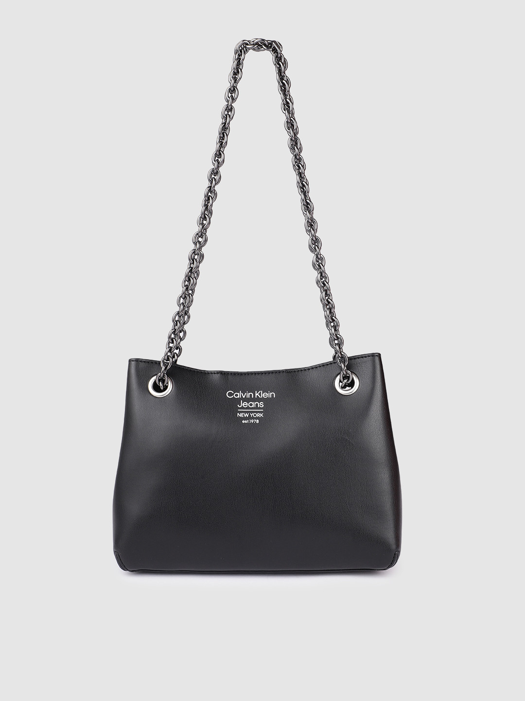 

Calvin Klein Jeans Black Solid Shoulder Bag