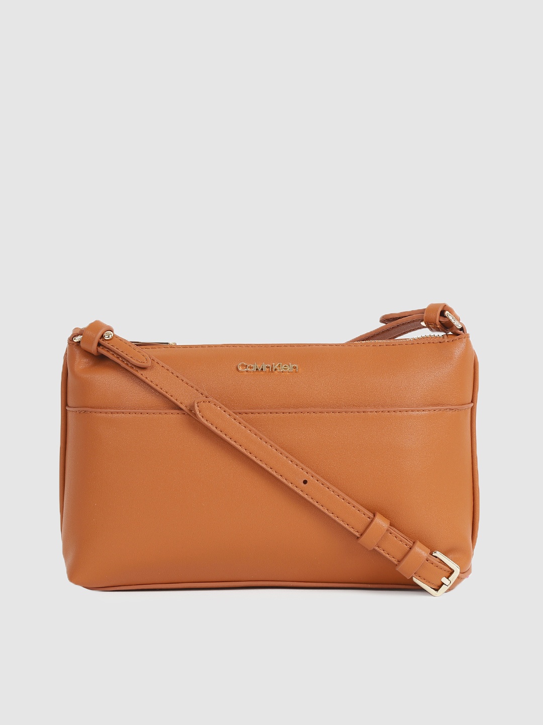 

Calvin Klein Jeans Brown Solid Sling Bag