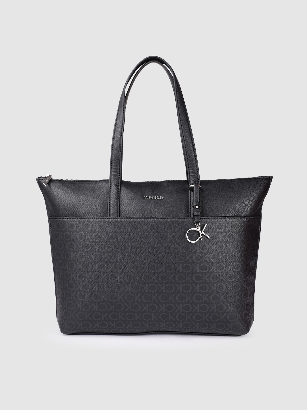 

Calvin Klein Jeans Black Printed Shoulder Bag