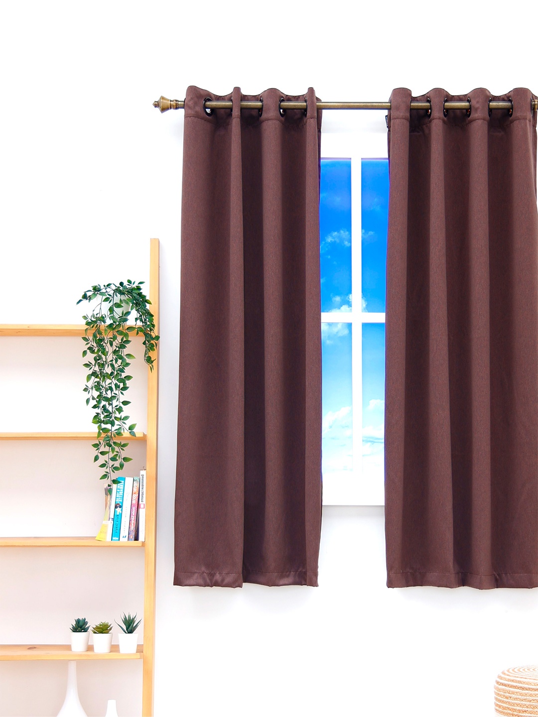 

Ariana Brown Black Out Window Curtain