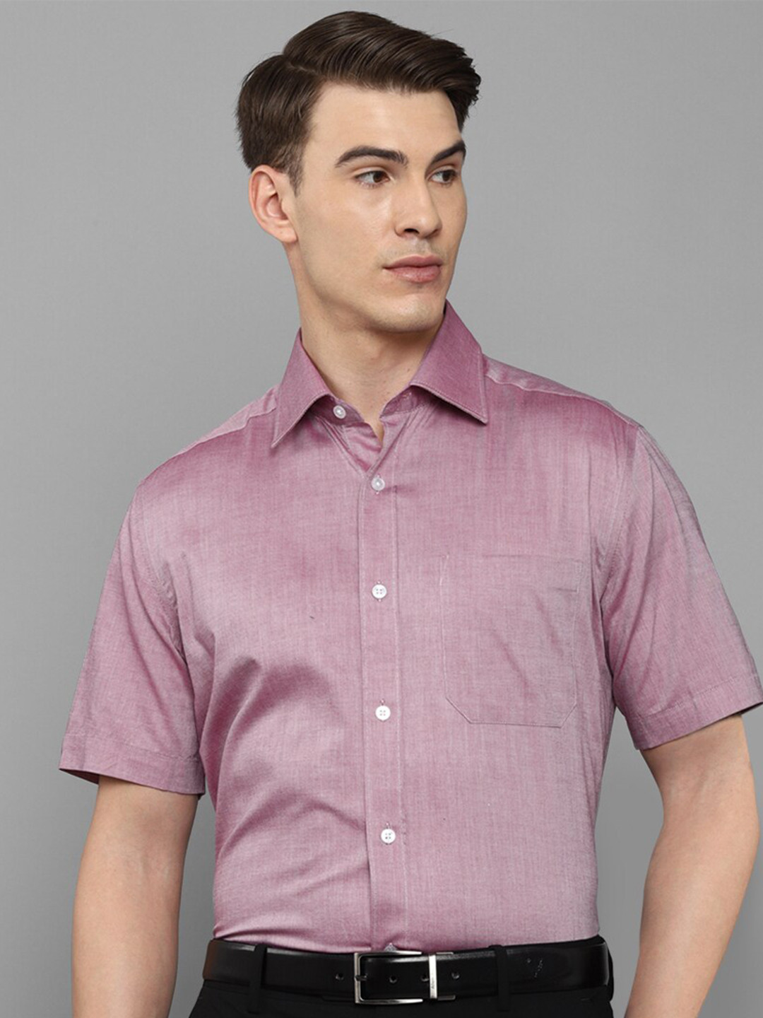 

Louis Philippe Men Purple Casual Shirt