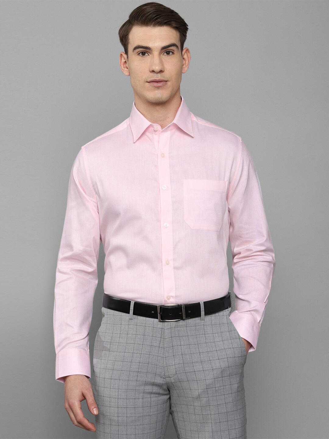 

Louis Philippe Men Pink Casual Shirt