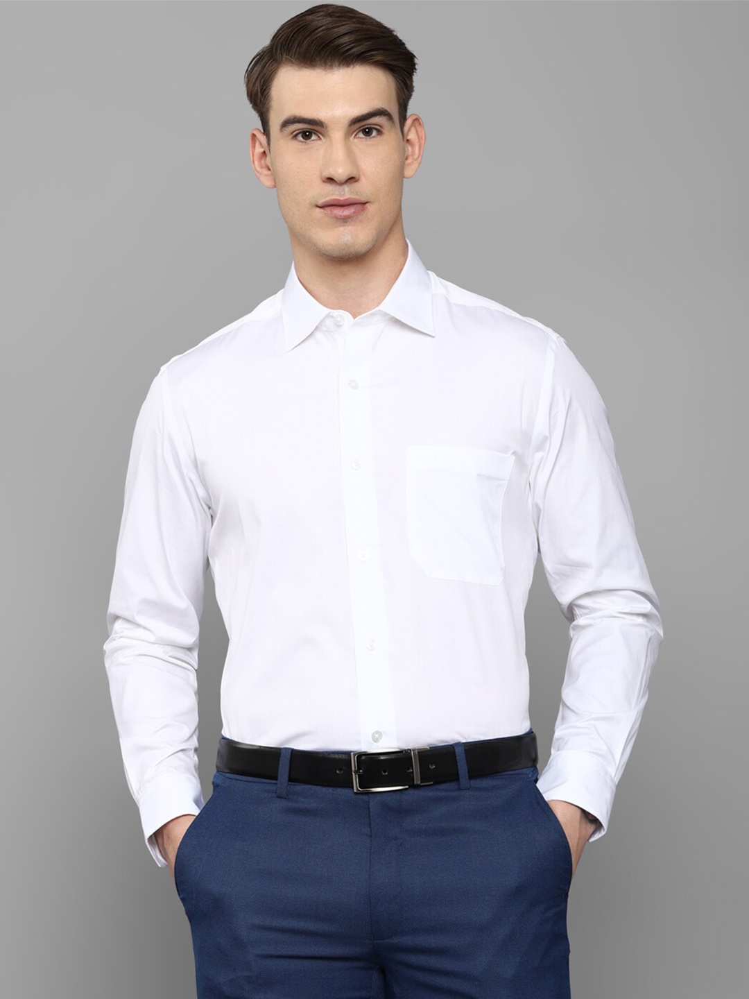 

Louis Philippe Men White Casual Shirt