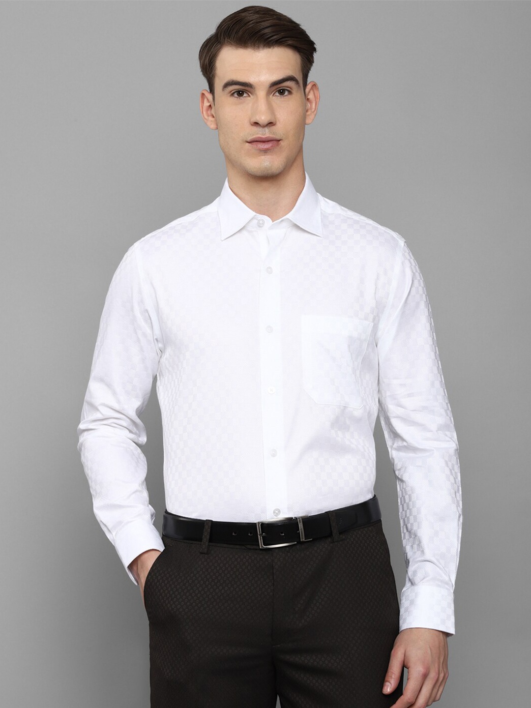 

Louis Philippe Men White Casual Shirt