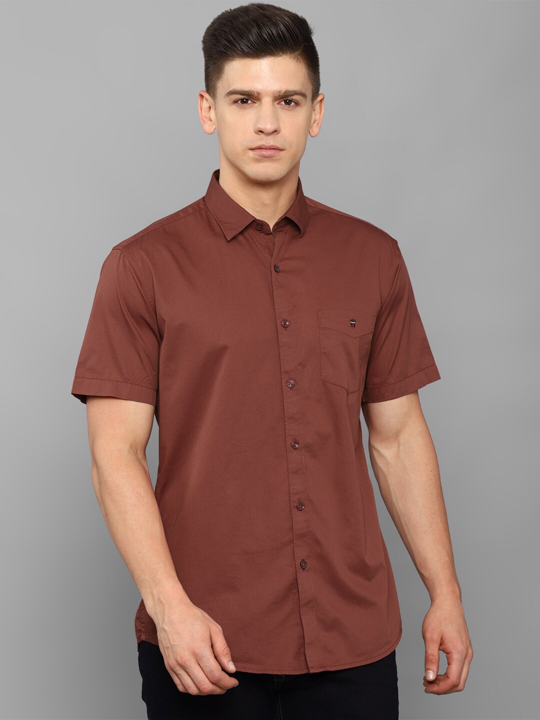 

Louis Philippe Sport Men Brown Slim Fit Casual Shirt