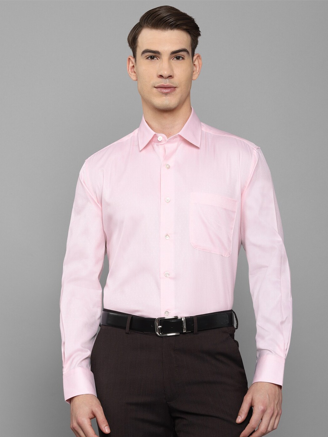 

Luxure by Louis Philippe Men Pink Casual Shirt