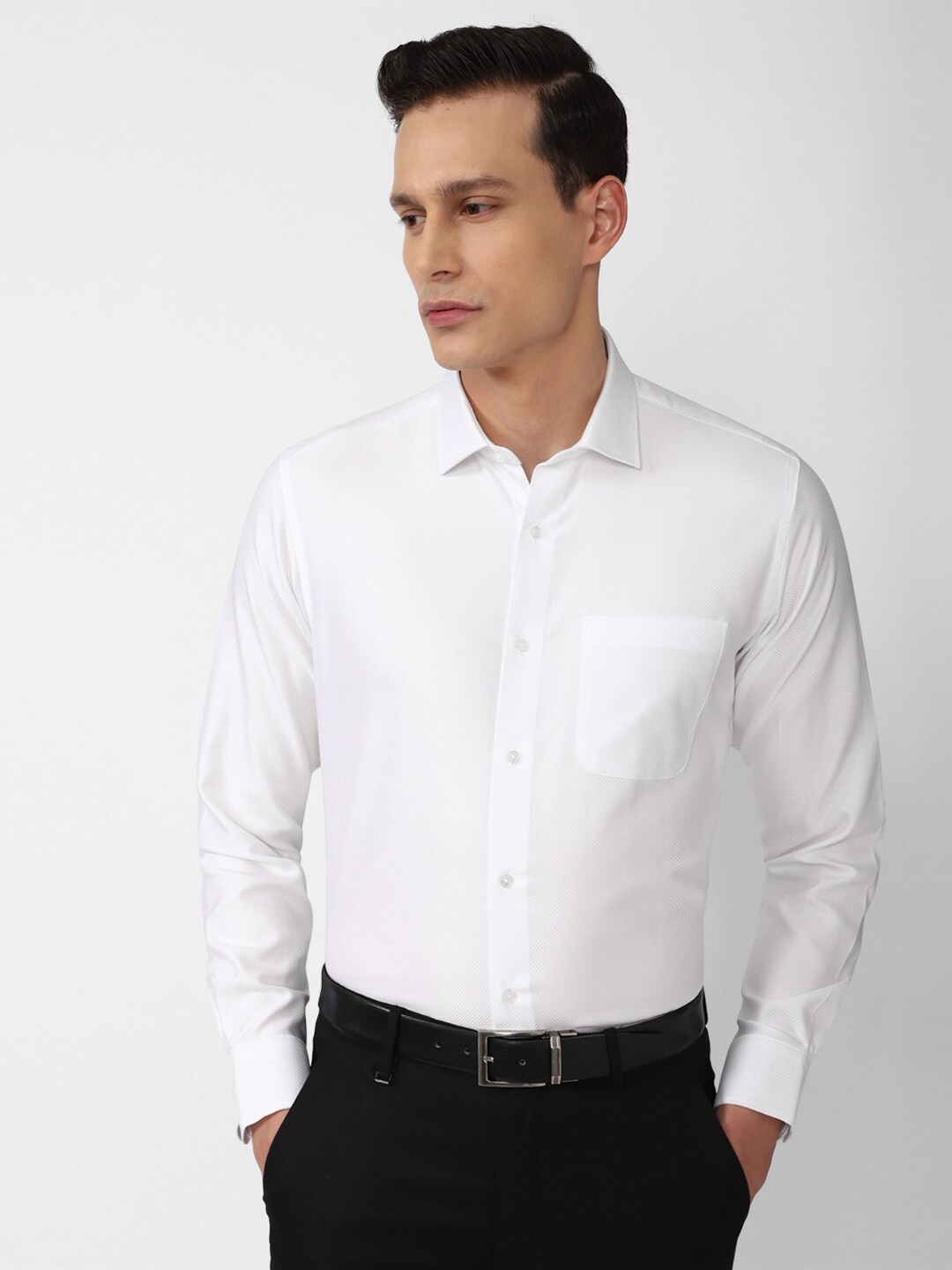 

Van Heusen Men White Casual Shirt