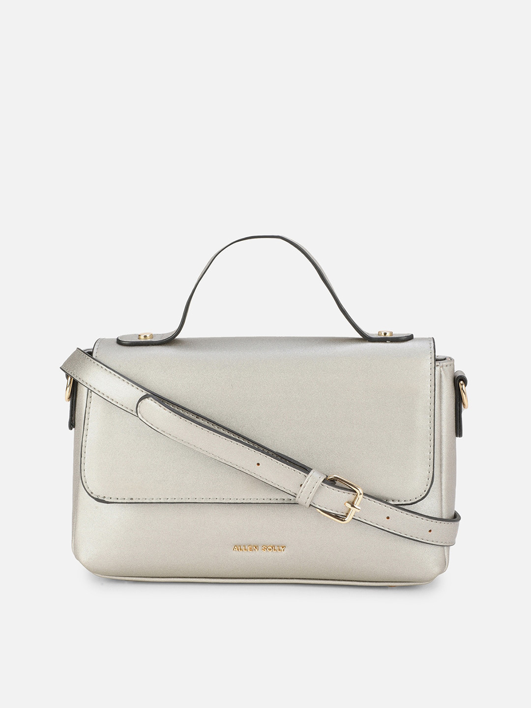 

Allen Solly Grey PU Structured Satchel