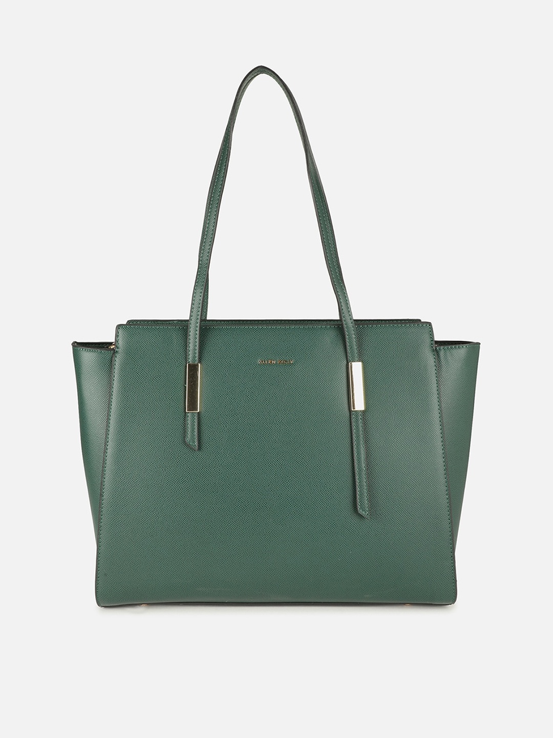 

Allen Solly Green PU Structured Shoulder Bag with Tasselled