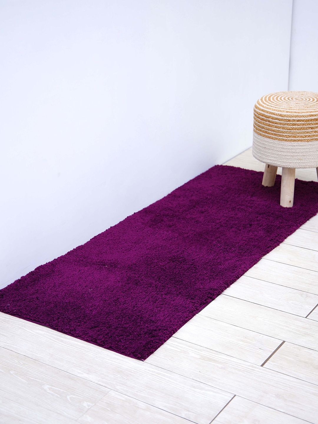 

Ariana Purple Solid Super Soft MicroPlush Floor Runner
