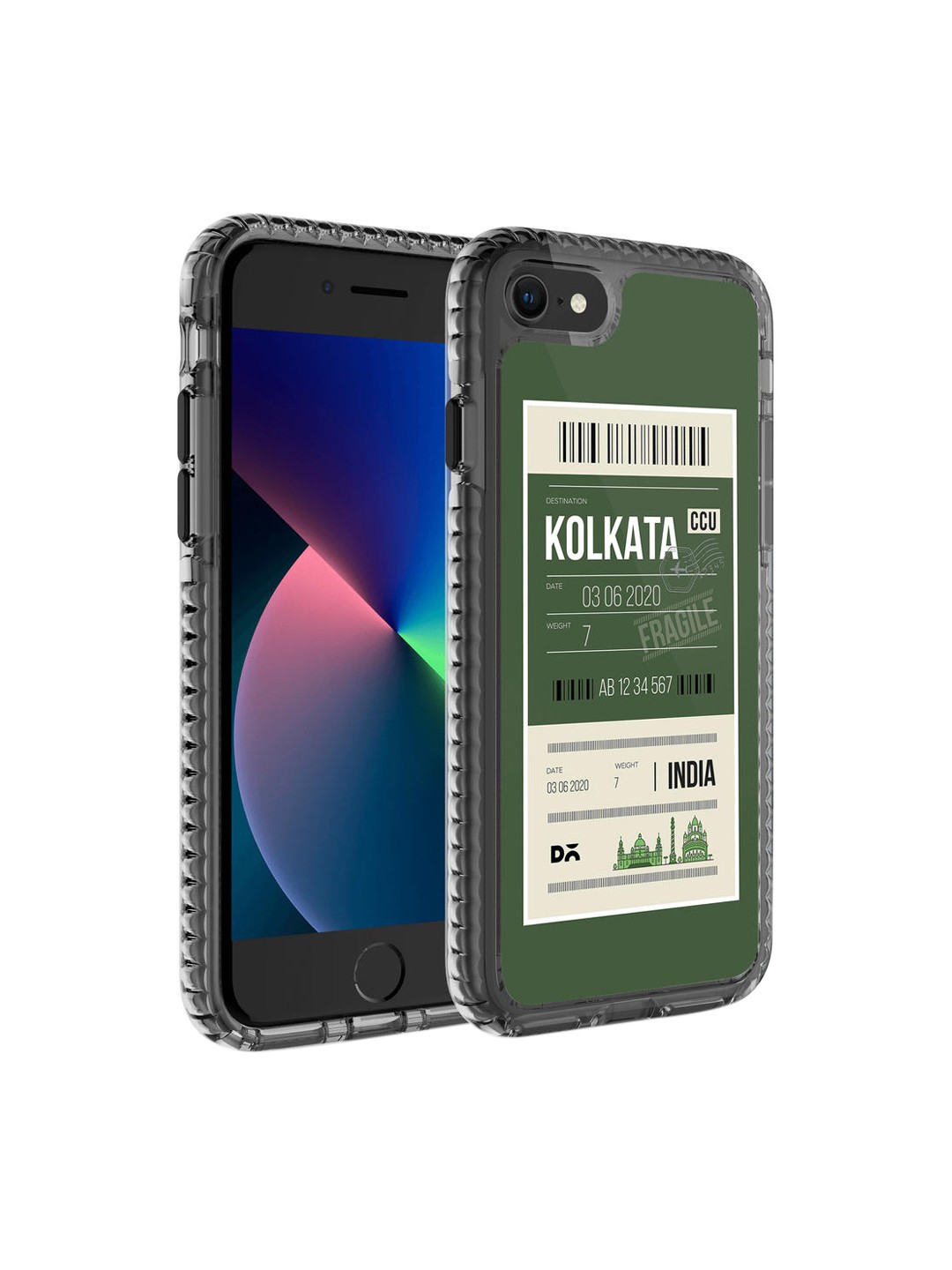 

DailyObjects Green Kolkata City Tag Printed iPhone 8 Phone Case
